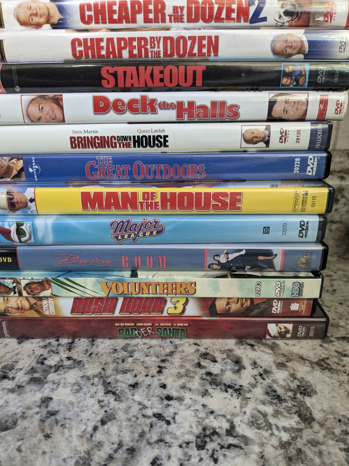 Lot of 46 Comedy DVD Movies: All Original Cases In Very Good/Excellent Condition