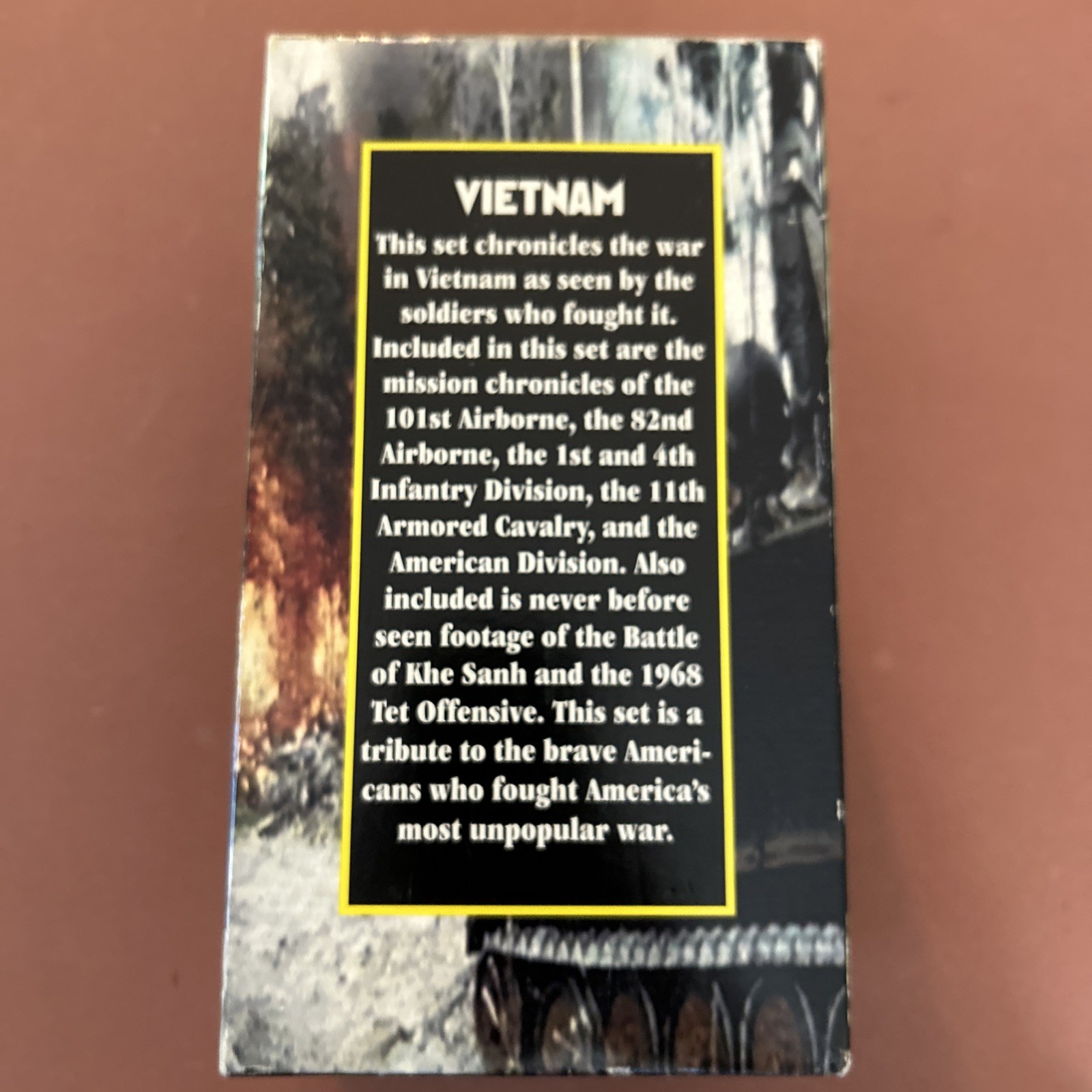 Vietnam War Documentary 4 VHS Tape Set Rare Footage War Military History New