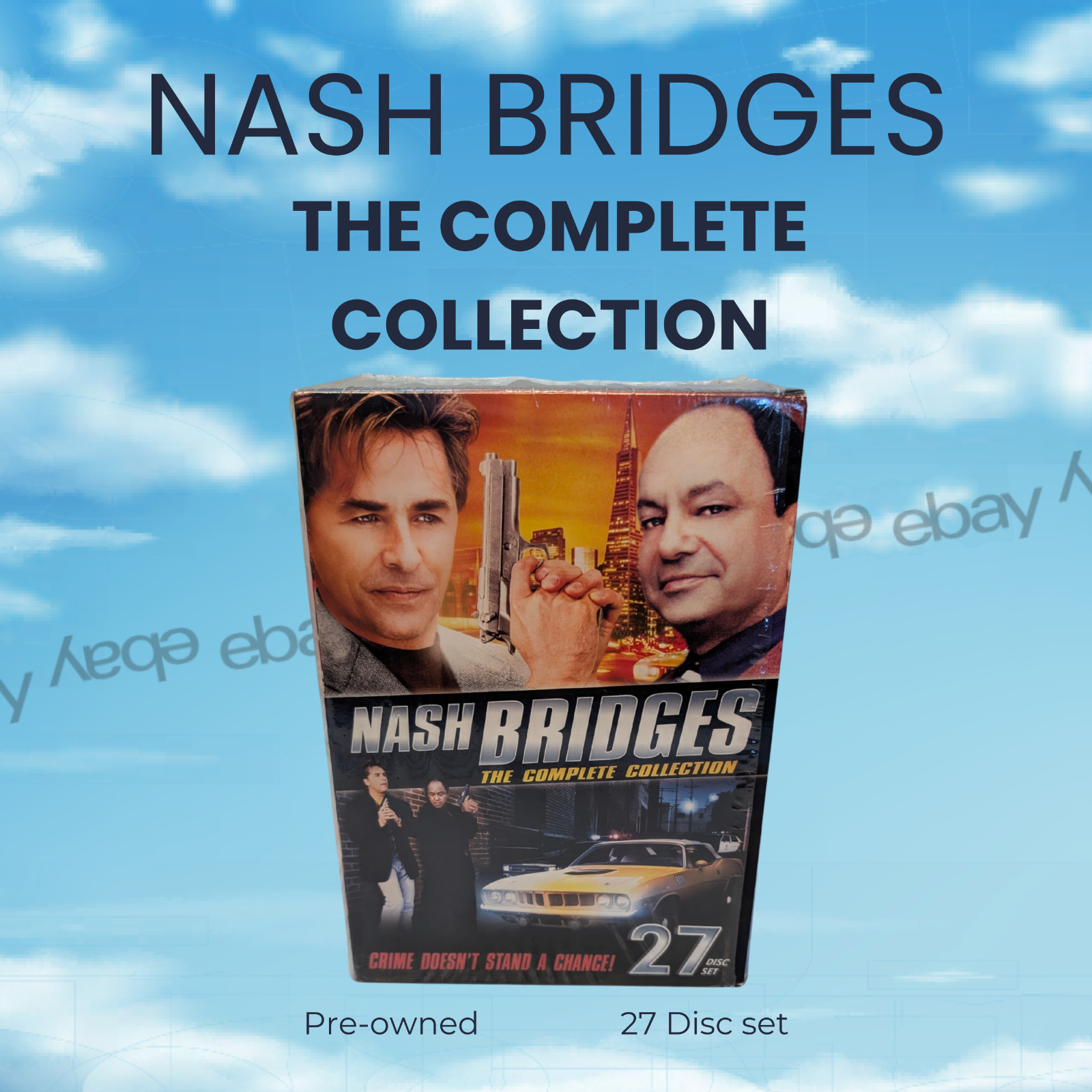 Nash Bridges The Complete Collection DVD Box Set 27-Disc TV Series Don Johnson