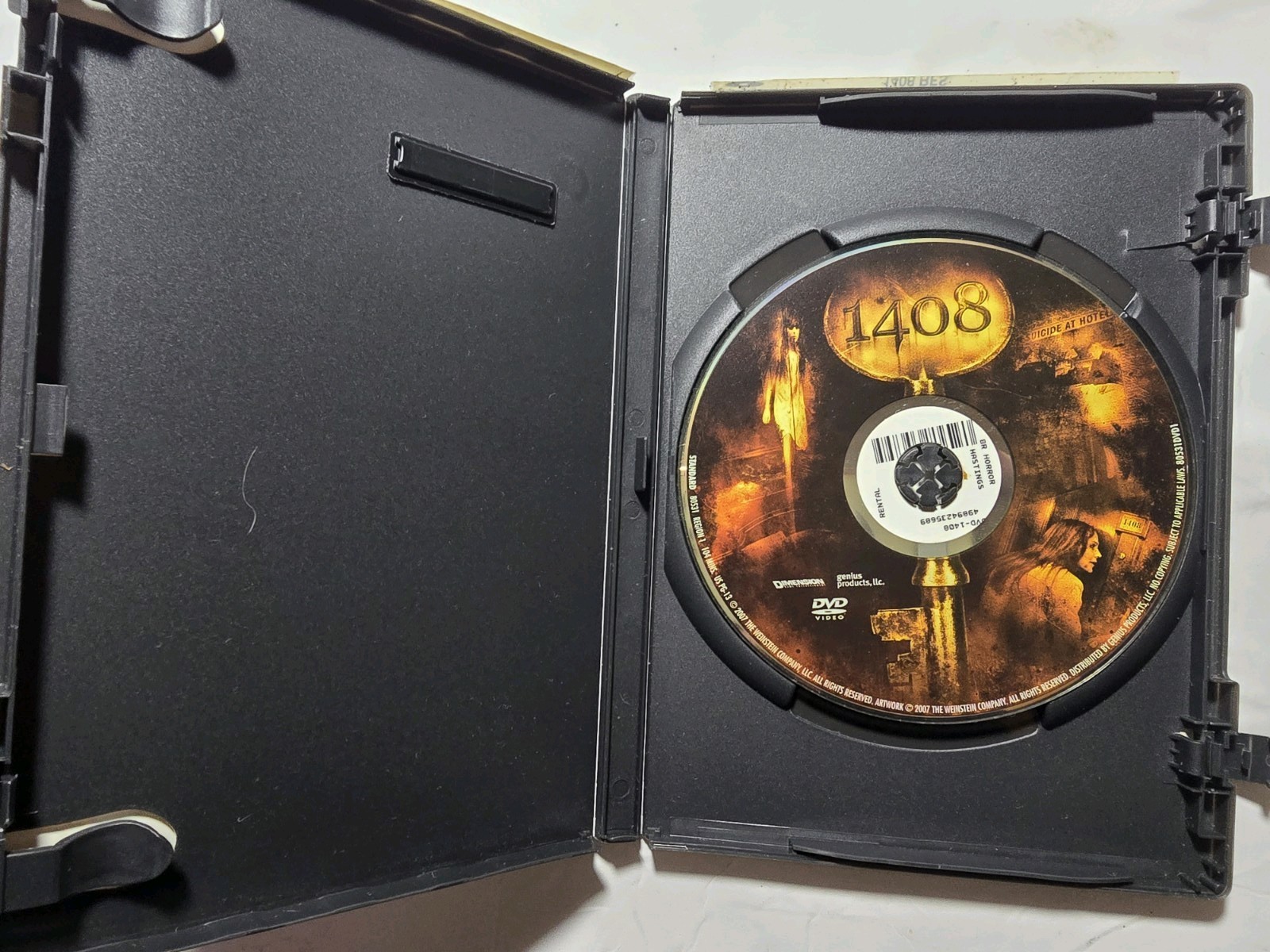 Dimension Films 1408 DVD Full Screen John Cusack Samuel L. Jackson Horror PG-13…