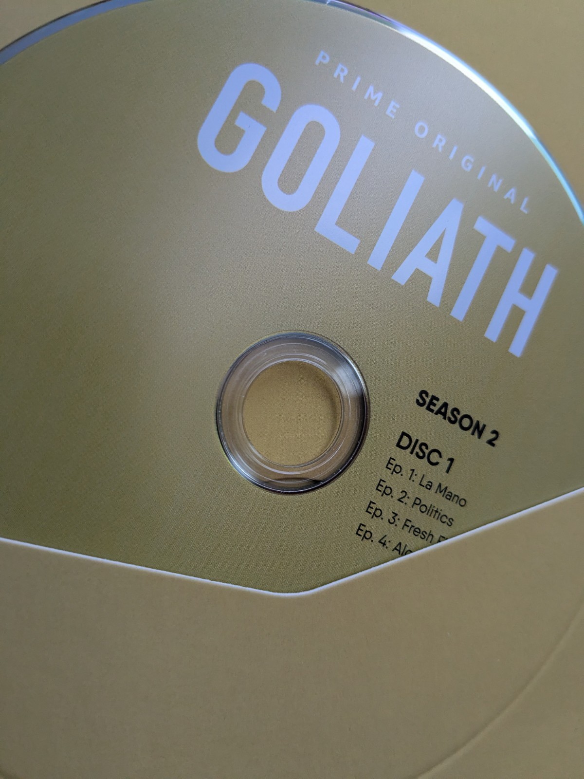 Goliath Season 2 DVD Set FYC Billy Bob Thornton 2019 Emmy Awards Promo Amazon