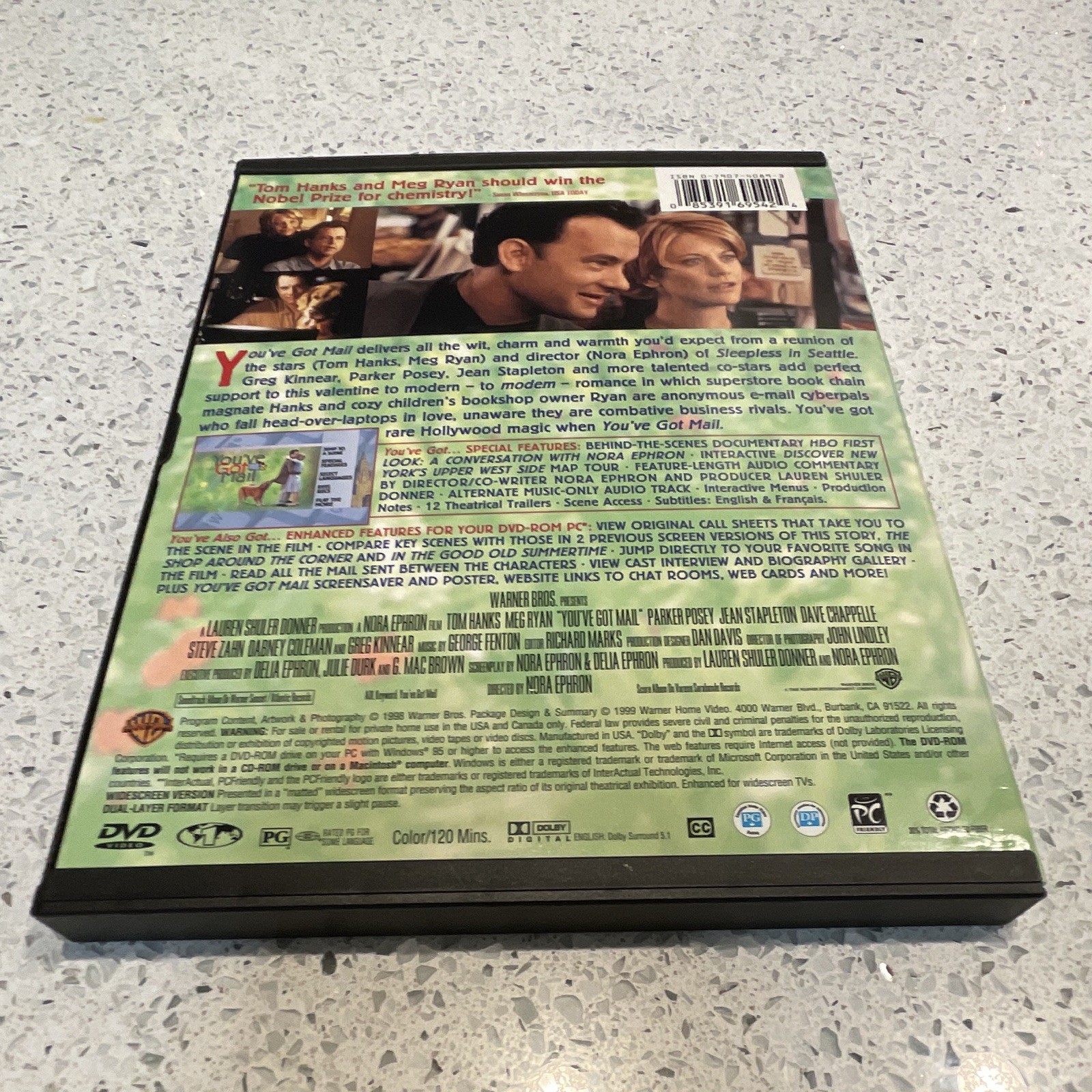 You’ve Got Mail DVD PG Tom Hanks Meg Ryan Widescreen
