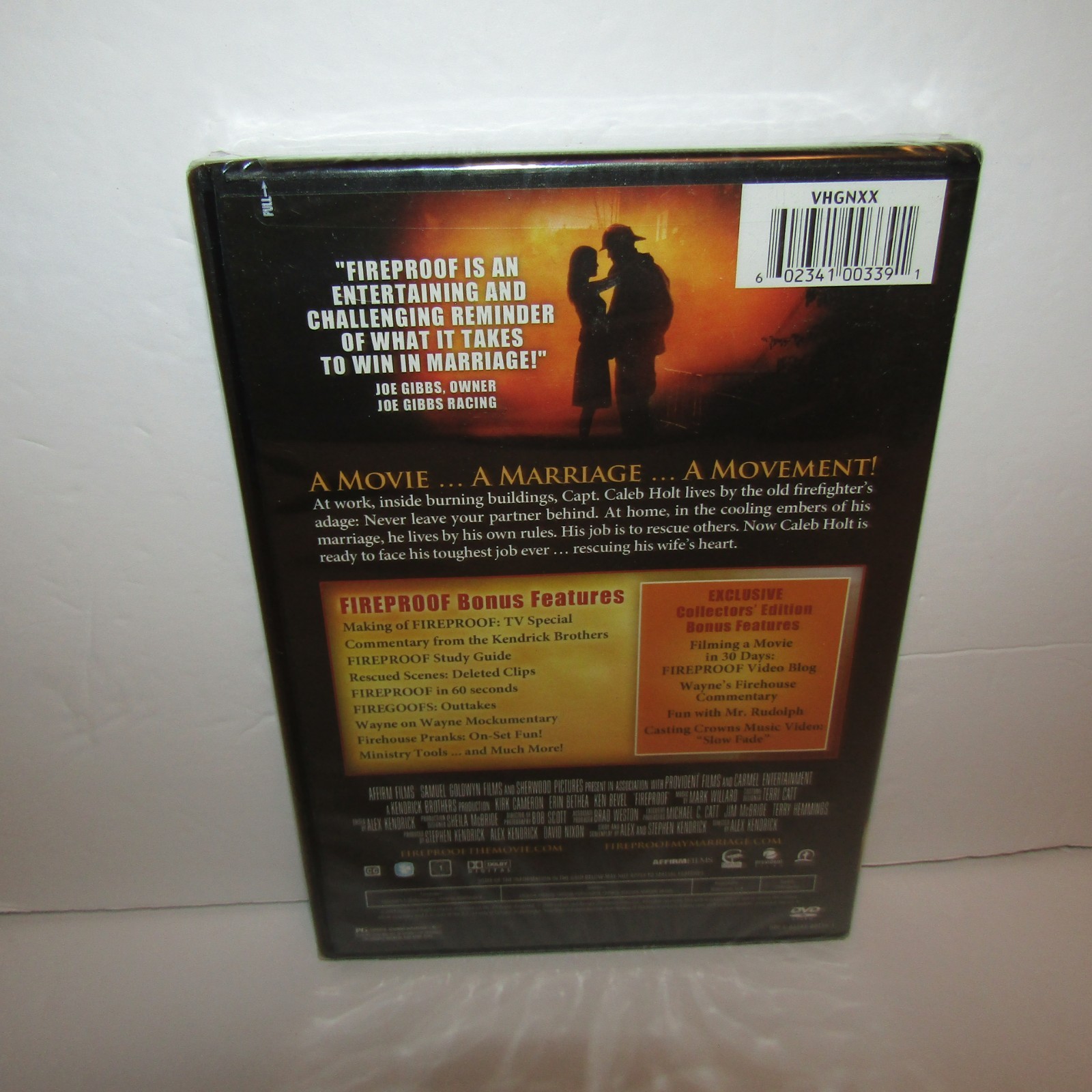 Fireproof DVD Brand New and Sealed Widescreen Kirk Cameron Movie