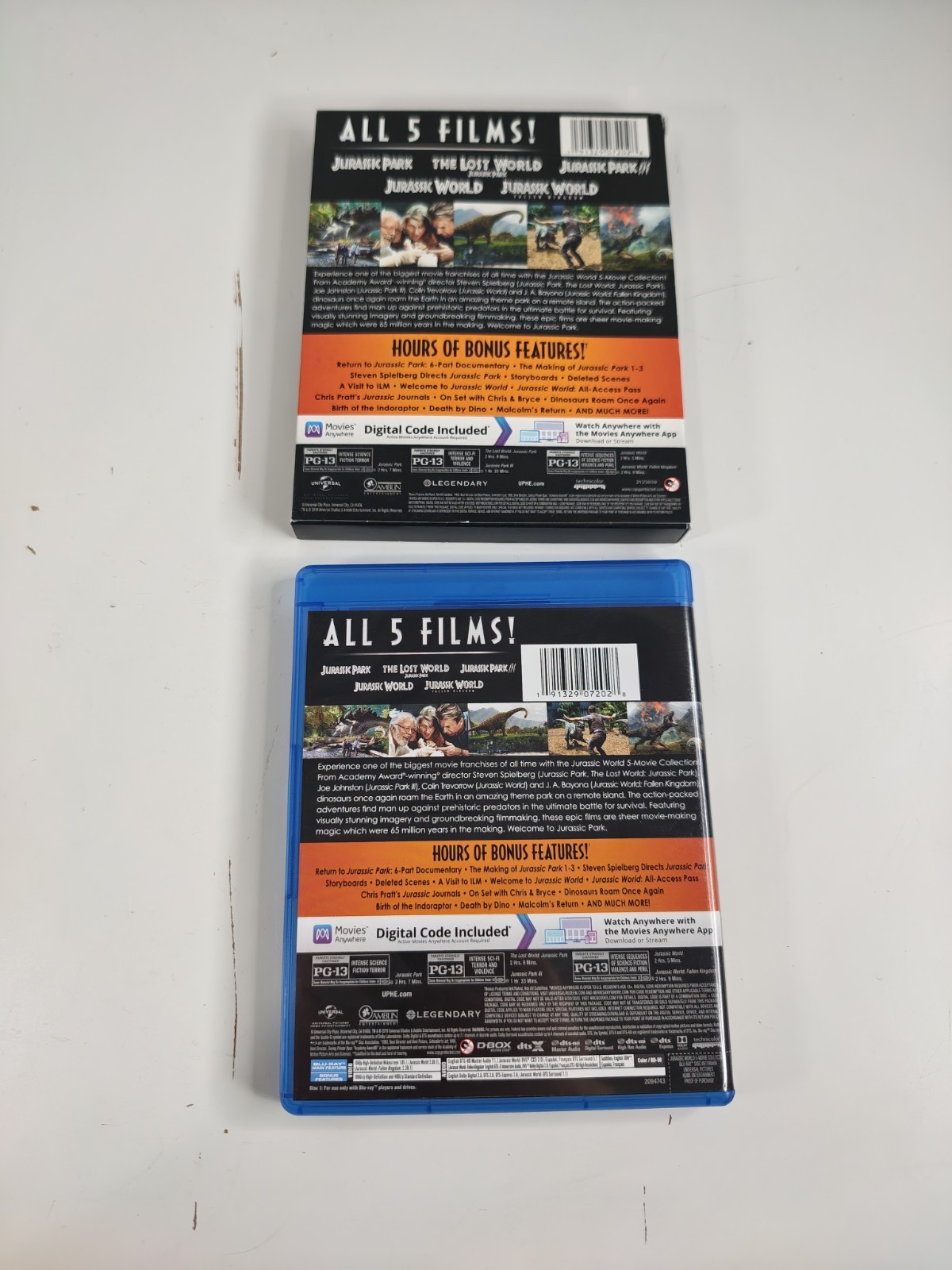 Jurassic World 5-Movie Collection Blu-ray – Blu-ray Sam Neill TESTED!