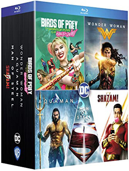 DC Universe Collection NEW Blu-Ray 5-Disc Box Set David F. Sandberg Zachary Levi