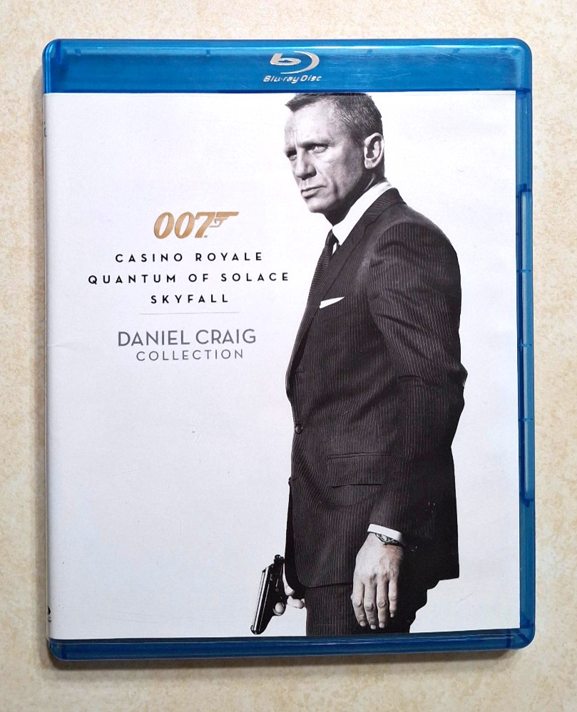007 Daniel Craig Collection Blu-ray Casino Royale Quantum of Solace Skyfall Bond