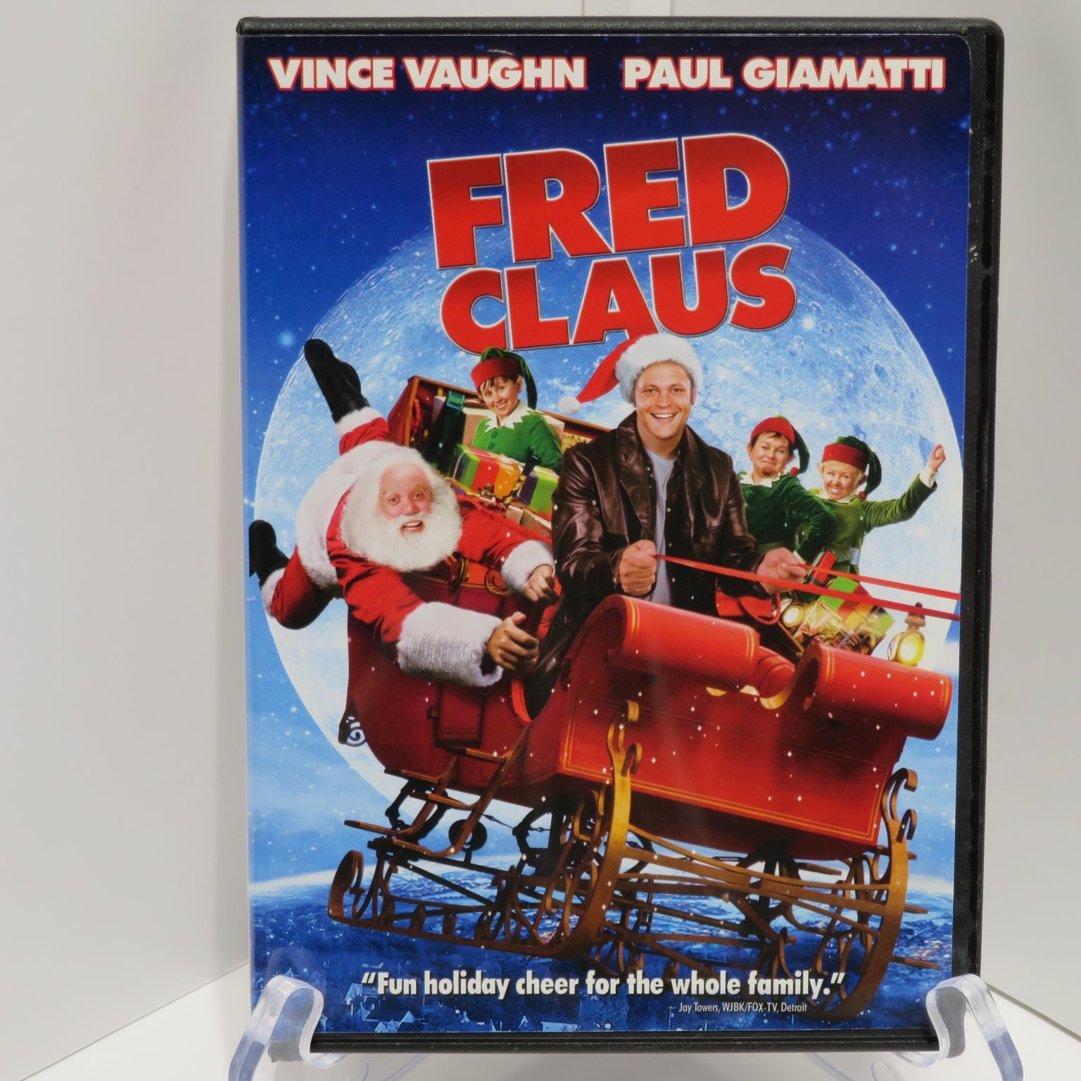 Fred Claus DVD 2007 Vince Vaughn, Paul Giamatti, Holiday Comedy