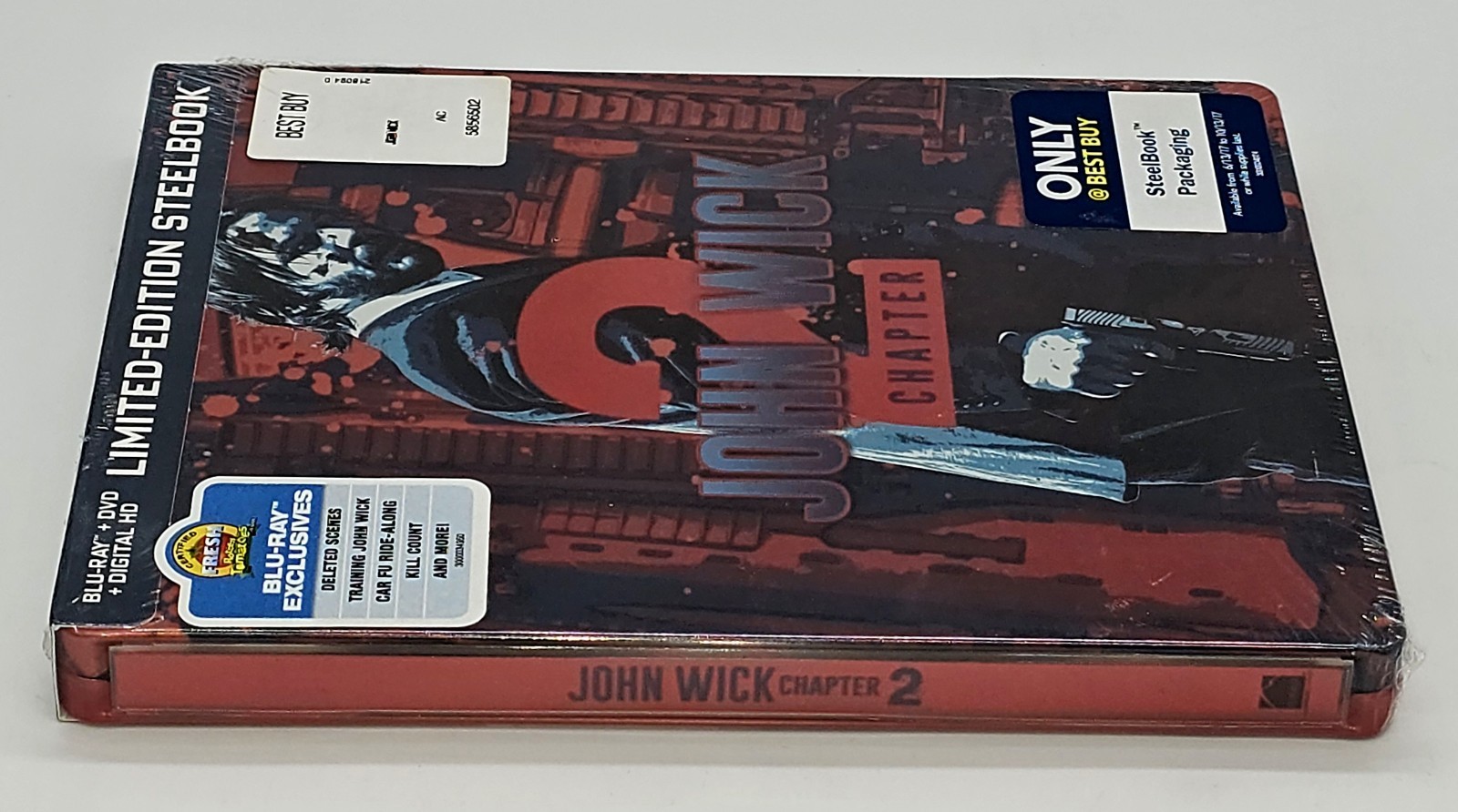 JOHN WICK: CHAPTER 2 Blu-ray STEELBOOK [BEST BUY] REGION A