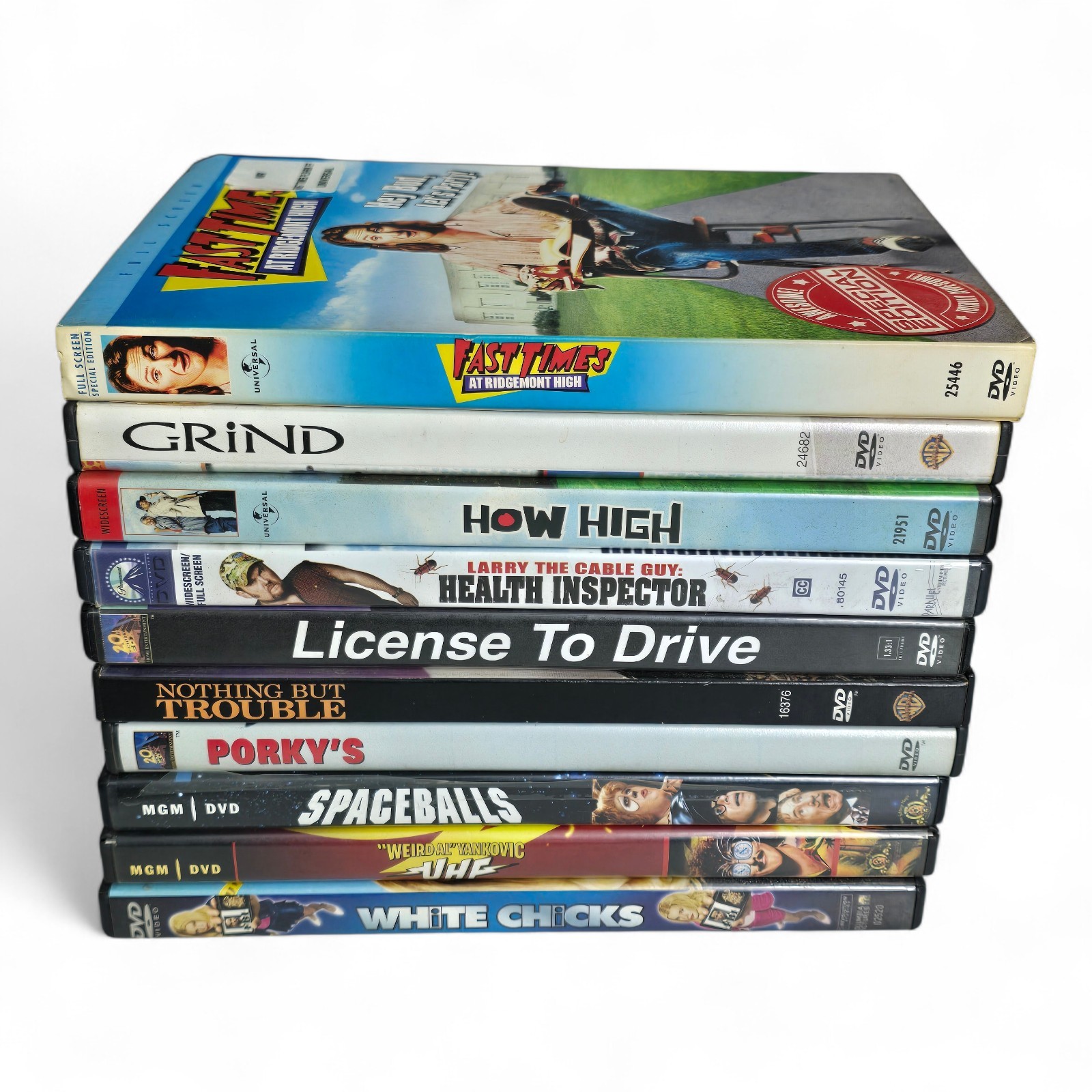 Lot of 20 COMEDY Movies/TV DVD Lot – Beerfest How High UHF & More A+ DISCS