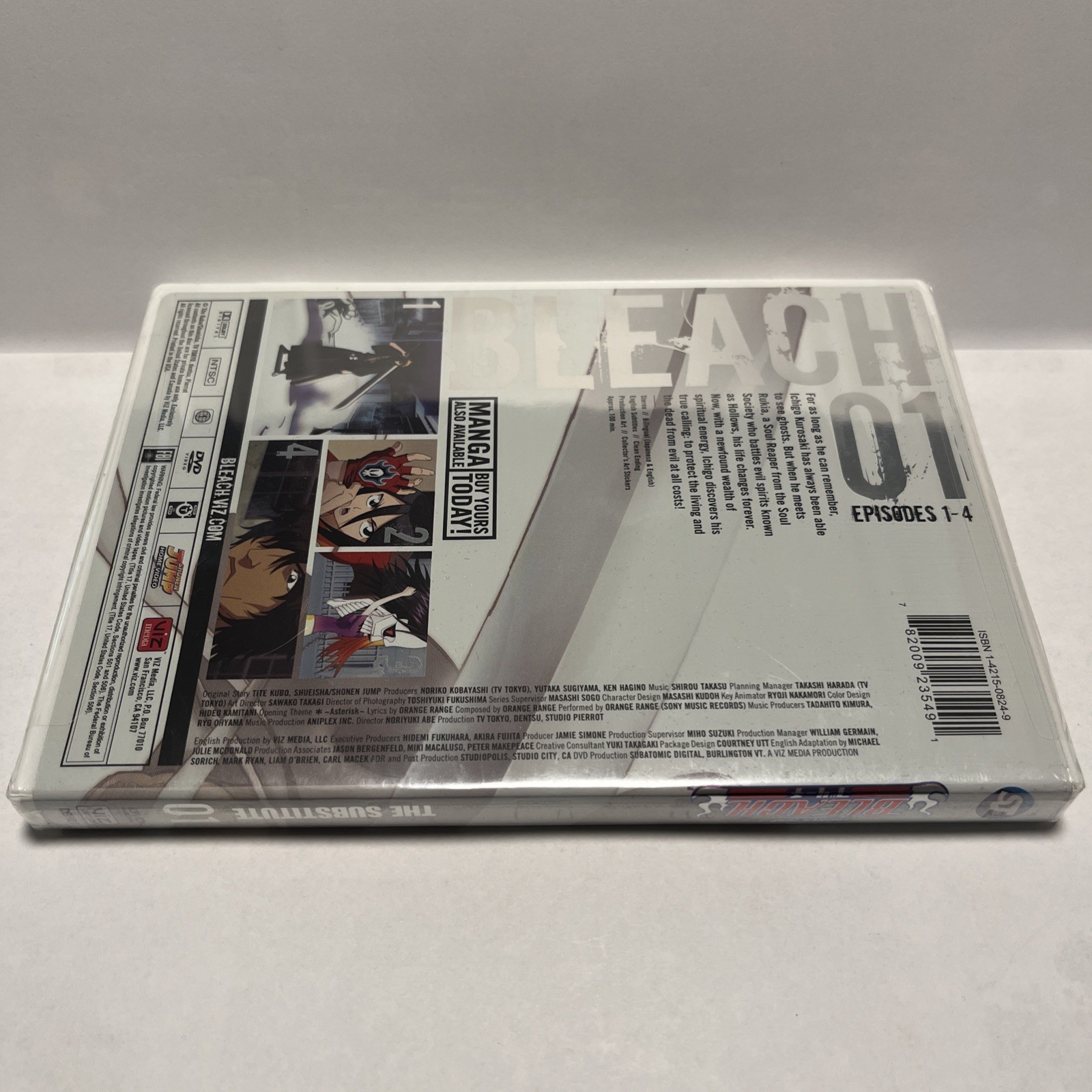 Shonen Jump Bleach 01 The Substitute DVD. (SEALED)