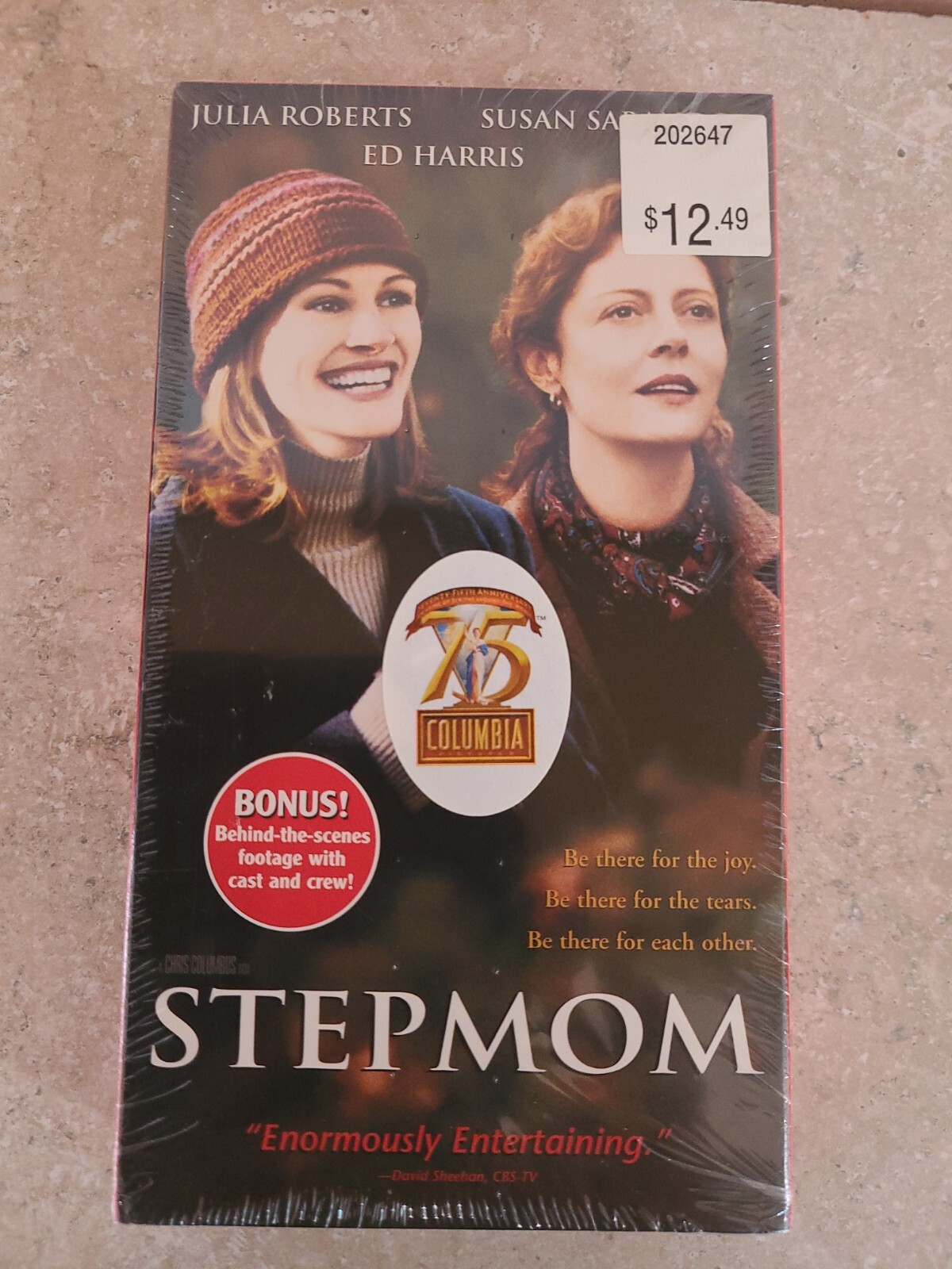 STEPMOM VHS Susan Sarandon Julia Roberts Ed Harris New Sealed