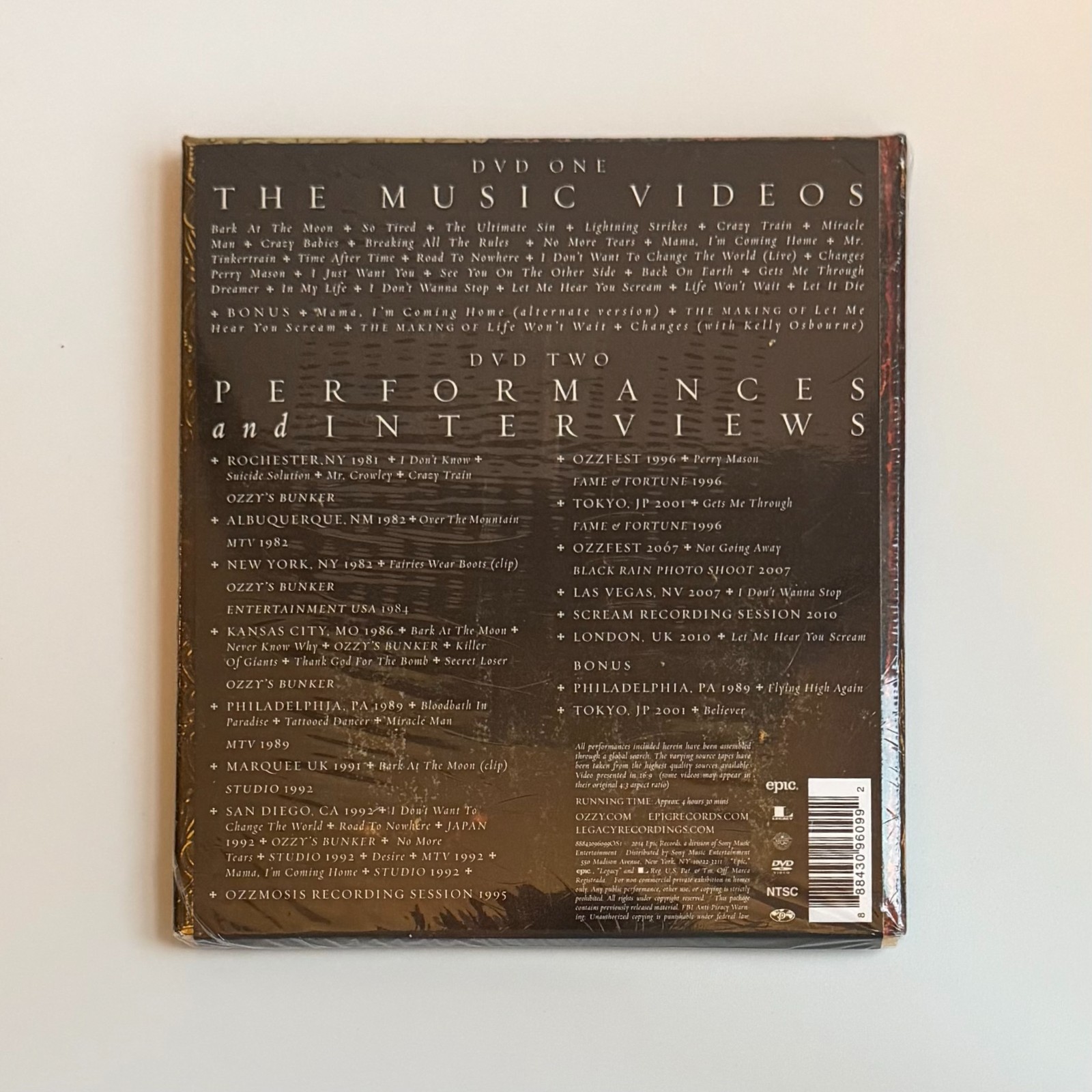 OZZY OSBOURNE – MEMOIRS OF A MADMAN VIDEO COLLECTION [2 DVD] – SEALED BRAND NEW
