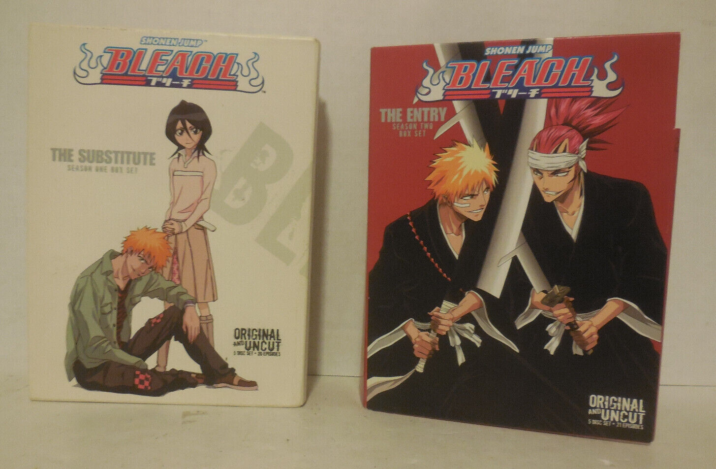 SHONEN JUMP BLEACH SEASON 1 & 2 DVD 10 DISC SET NO SLIPCASE *Pre-Owned* UNCUT