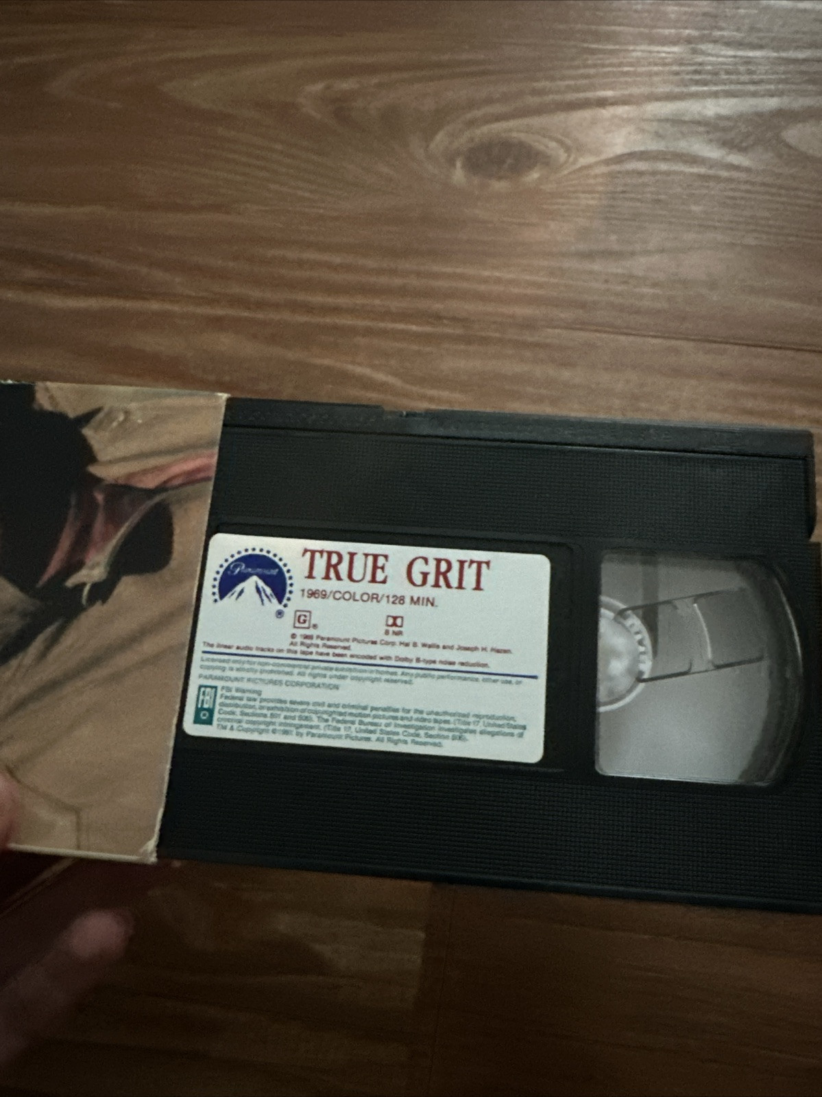 TRUE GRIT Paramount Used VHS 1989 John Wayne Glen Campbell Kim Darby Western