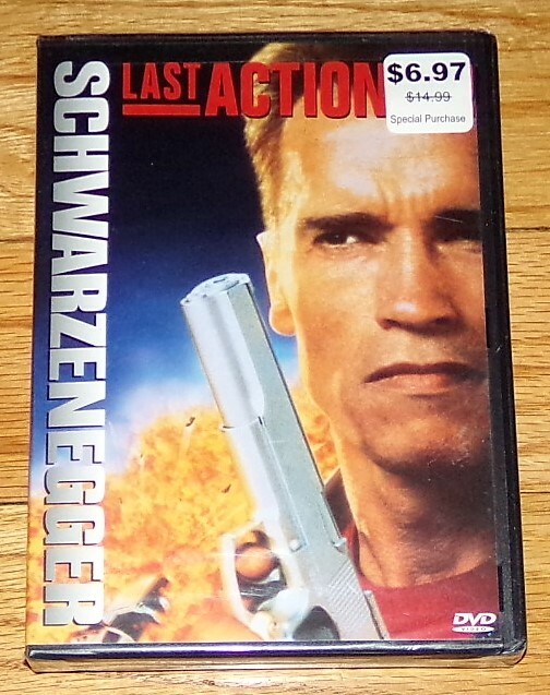Last Action Hero (DVD, 1997, Full, Multiple Languages) Arnold Schwarzenegger NEW
