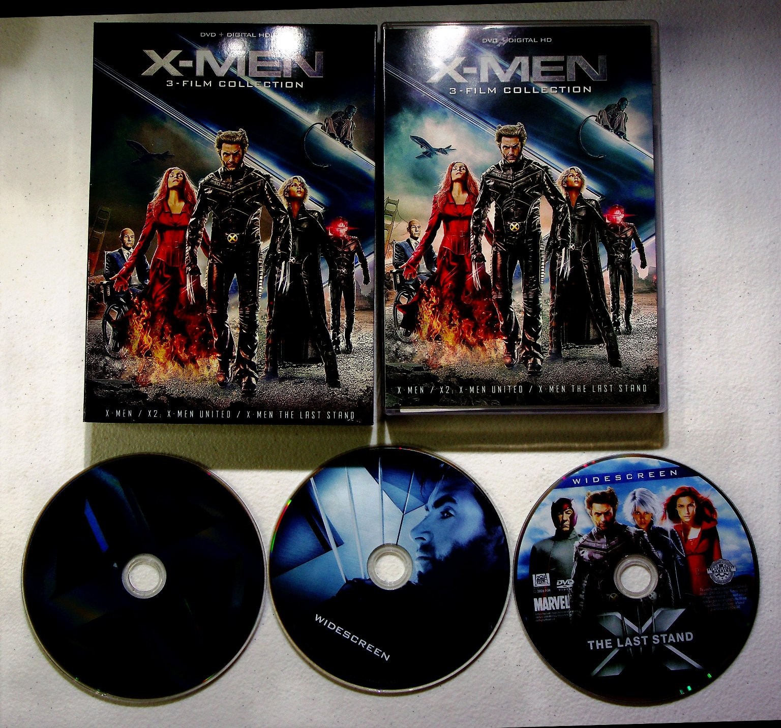 X-MEN 3-Film Collection DVD 2000-2006 Widescreen Hugh Jackman Patrick Stewart