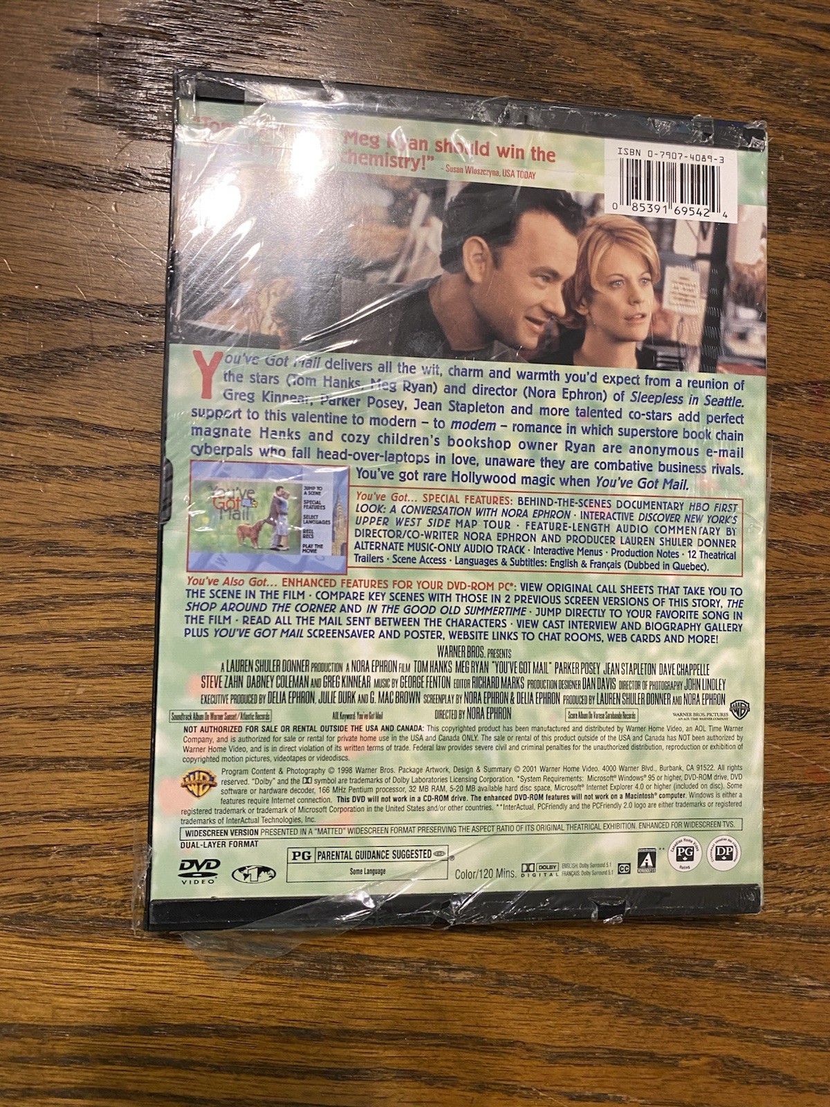You’ve Got Mail (DVD, 1998) Tom Hanks Meg Ryan Romance Parker Posey Greg Kinnear