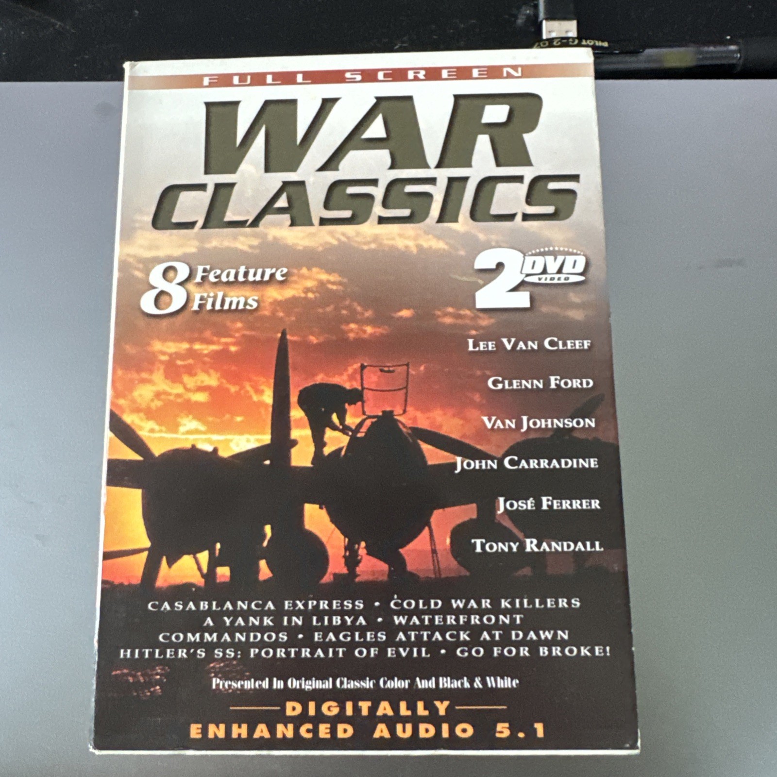 War Classics – Vol. 1: 8 Feature Films (DVD, 2003, 2-Disc Set)
