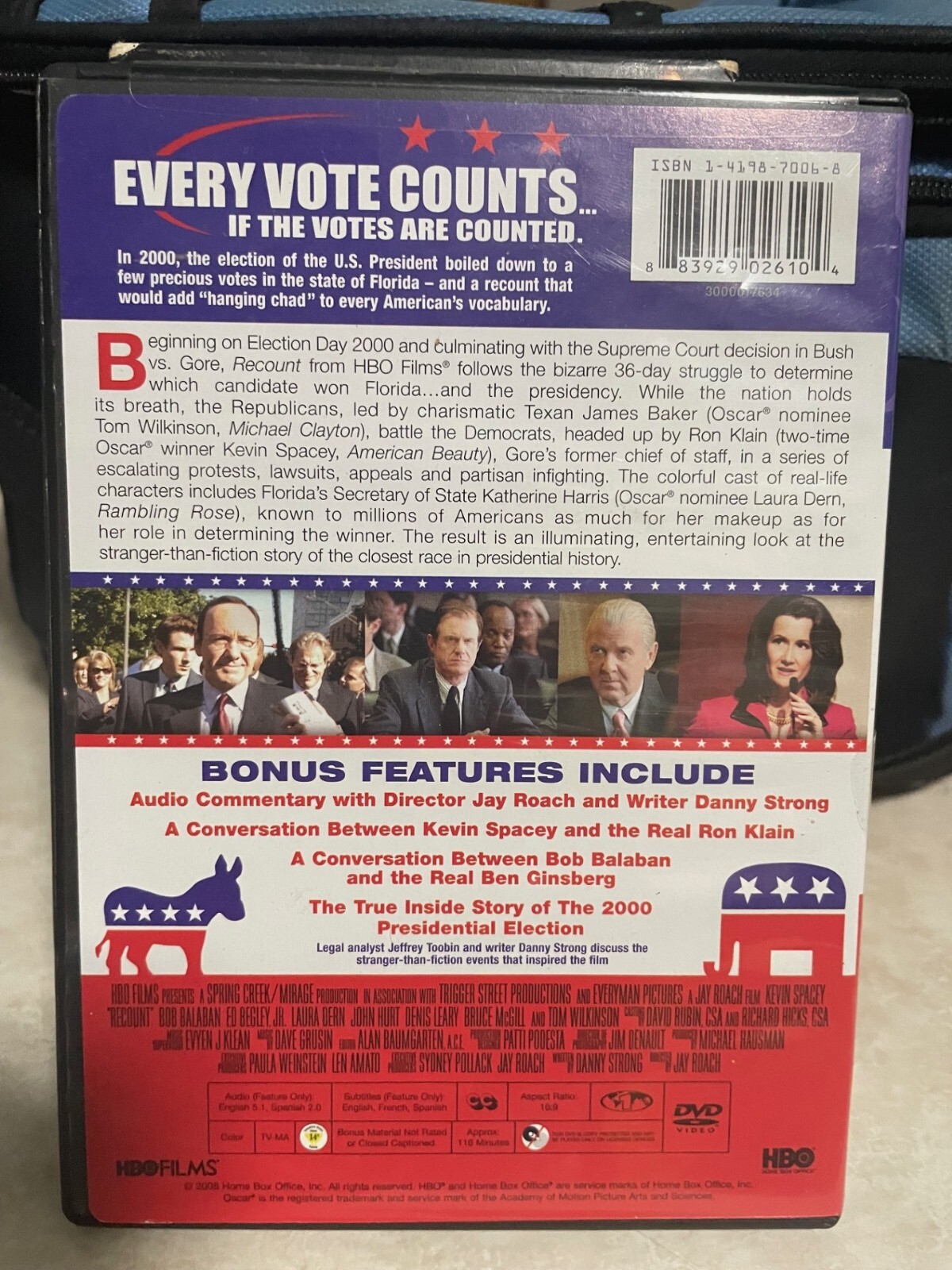Recount: the Story of the 2000 Presidential Election (DVD, 2008)