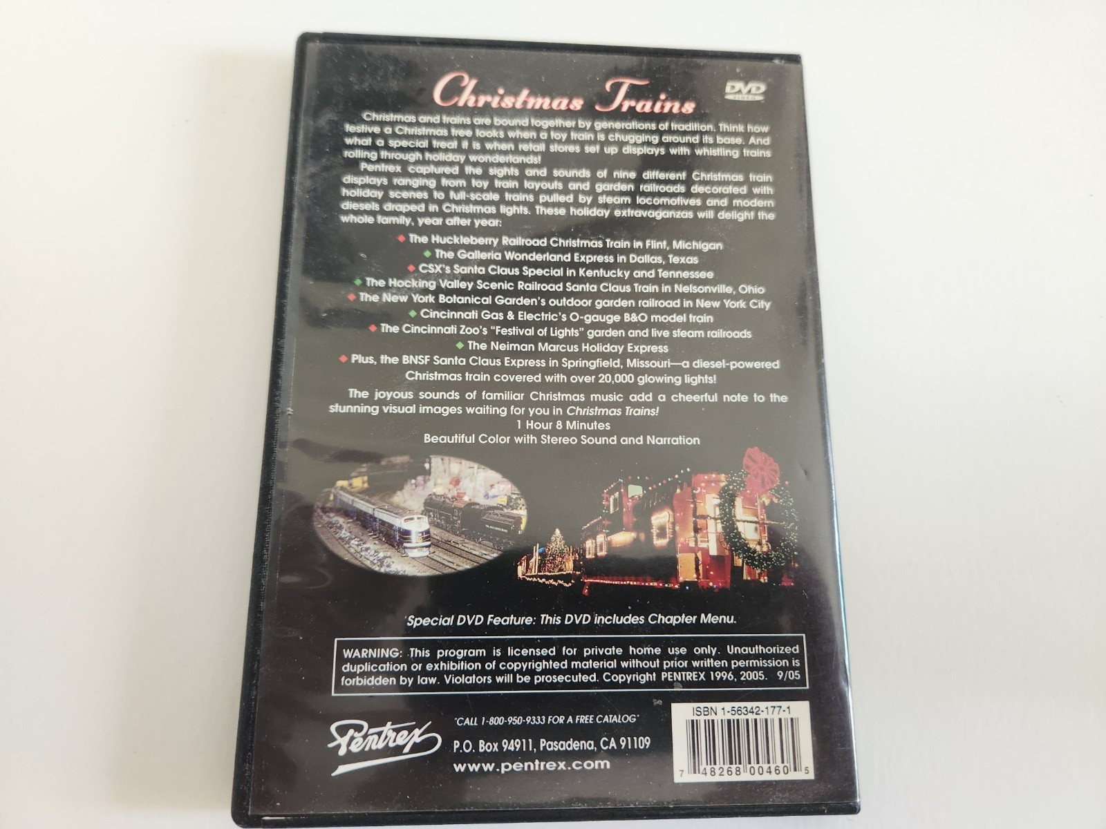 Pentrex – Christmas Trains of all Sizes Across America – DVD