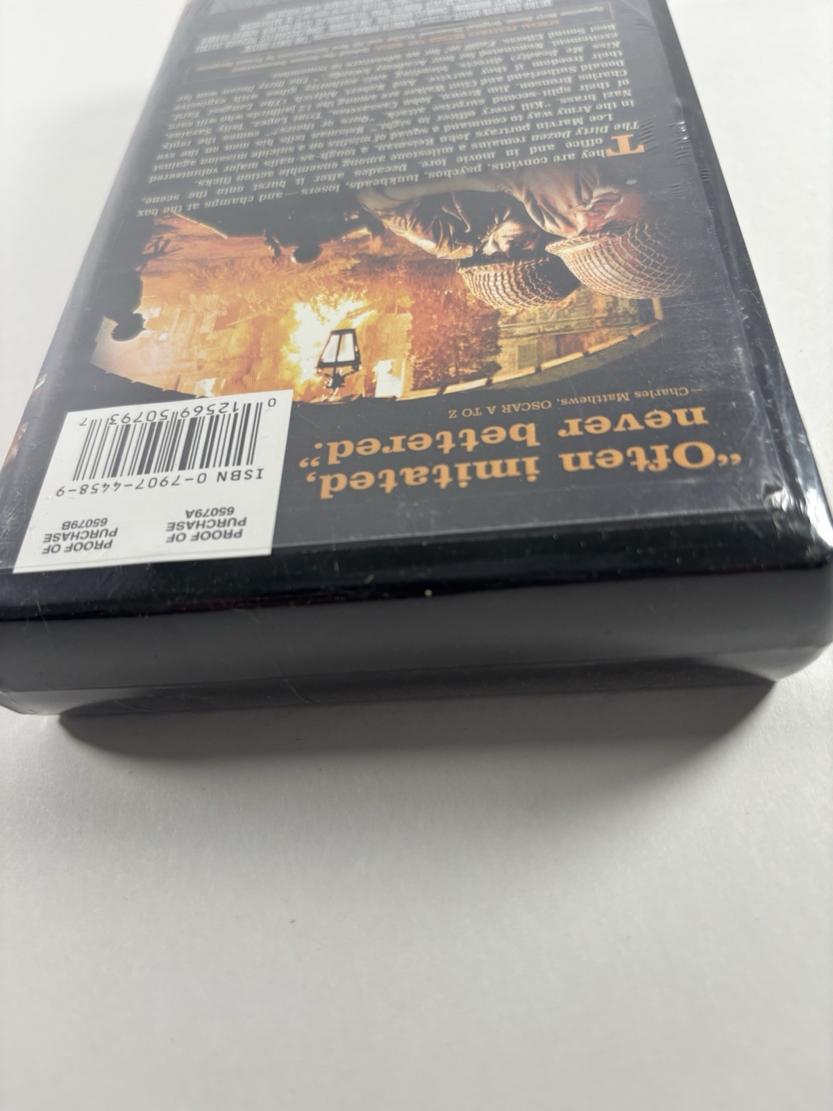 The Dirty Dozen (VHS, 2000) Clamshell Special Ed. NEW Lee Marvin Ernst Borgnine