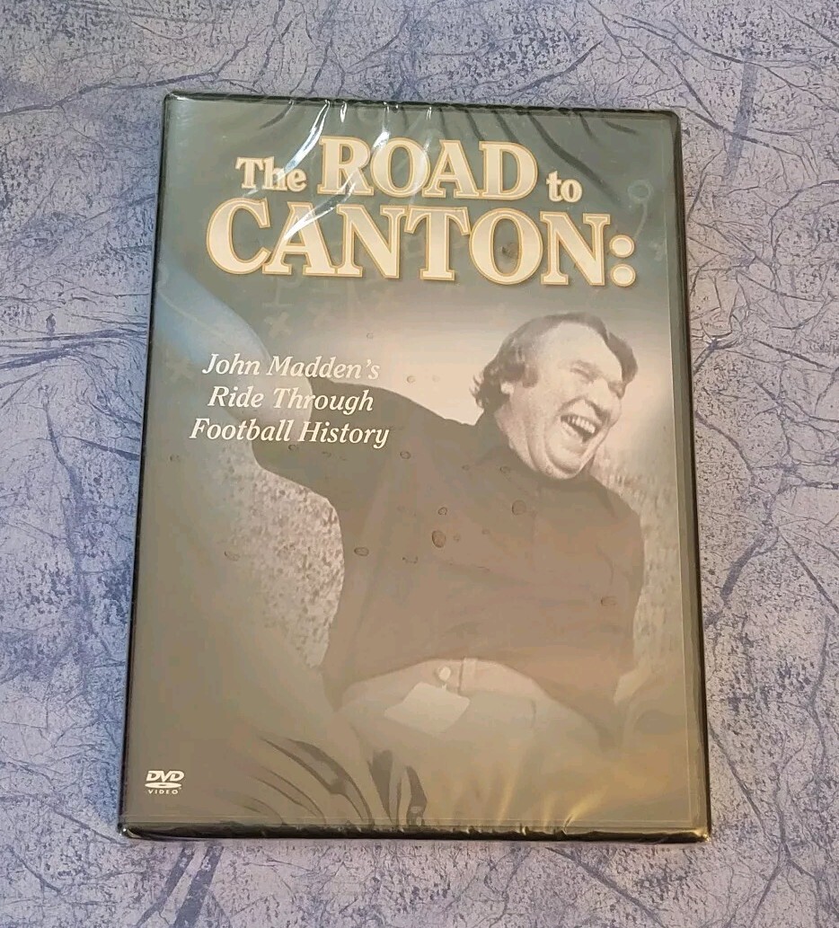 The Road to Canton : John Madden’s Ride Through Football History DVD NEW 📀