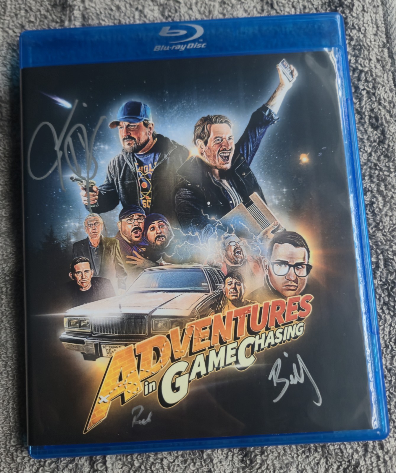 Adventures in Game Chasing Blu Ray Movie AUTOGRAPHED 2-Disc OOP Rotoscope NES