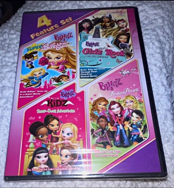 [Brand New, Factory Sealed] Bratz 4 Feature DVD Collection