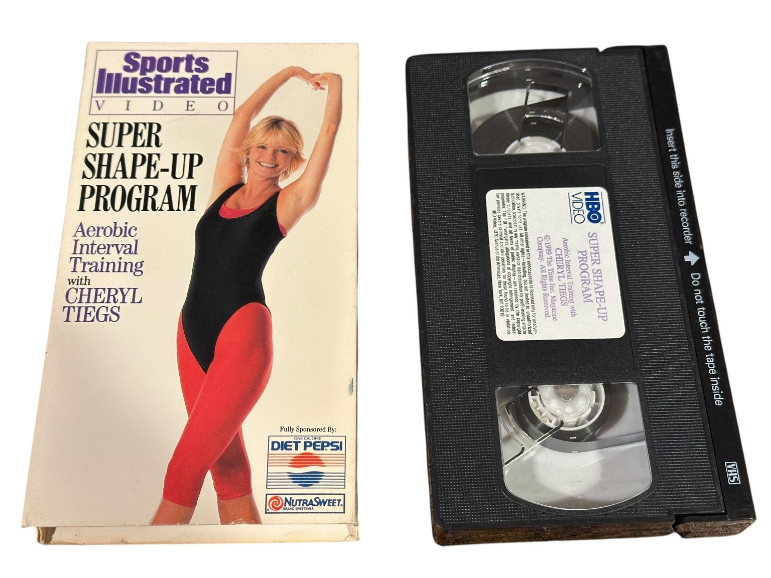 Super Shape-Up Program VHS 1989 Fitness Aerobic Interval Training HBO Video