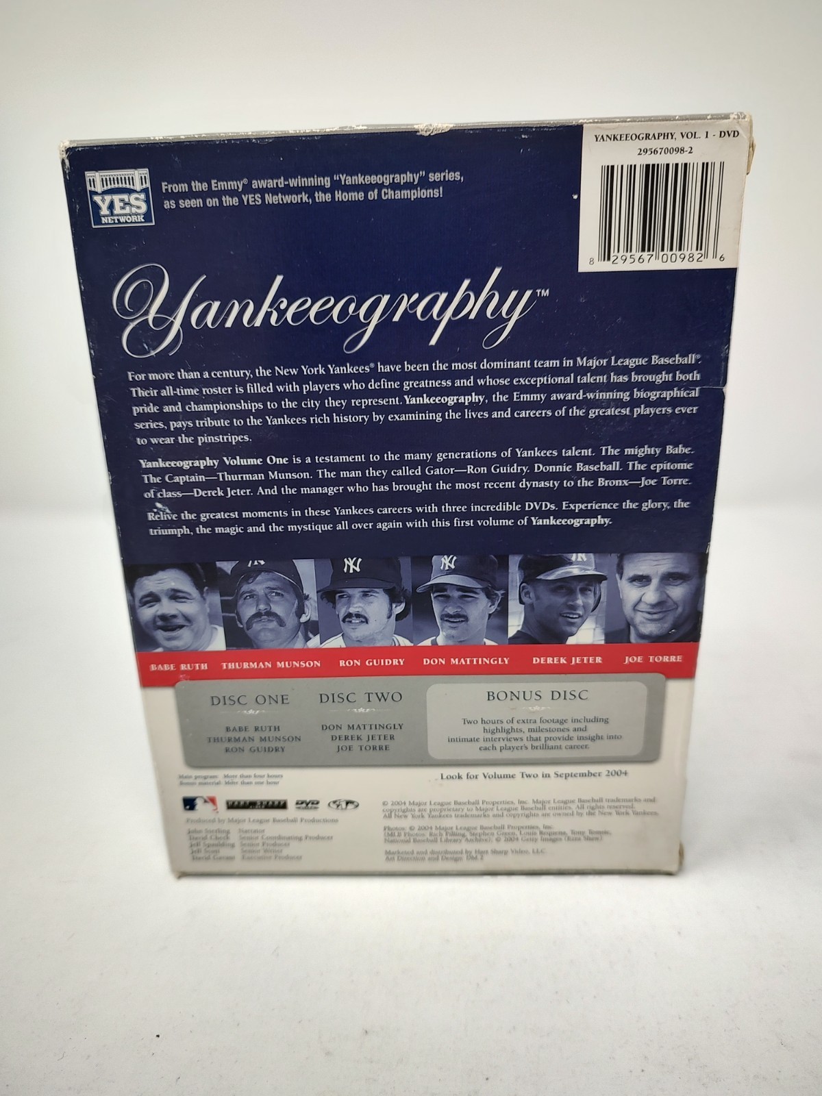 New York Yankees Essential Games Yankee Stadium 6 DVD Set Sealed + Yankeeography