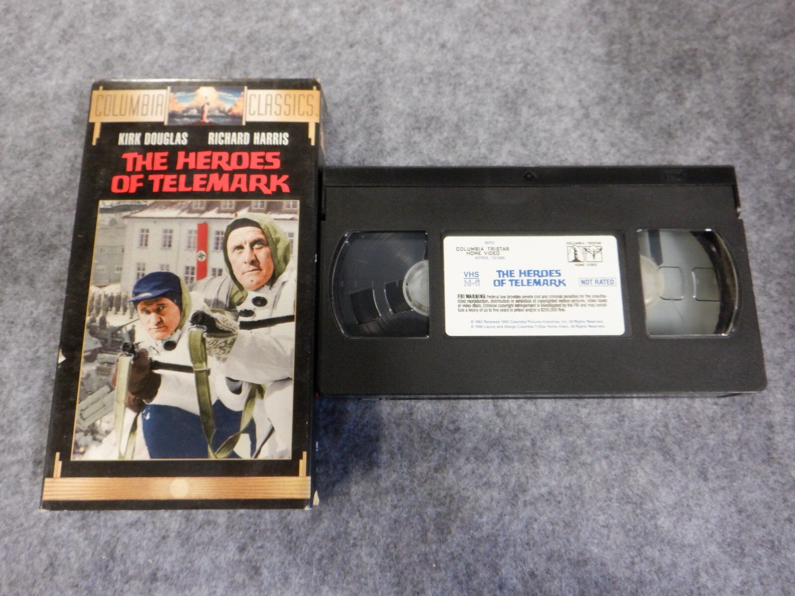 VHS – The Heroes Of Telemark – Great Condition