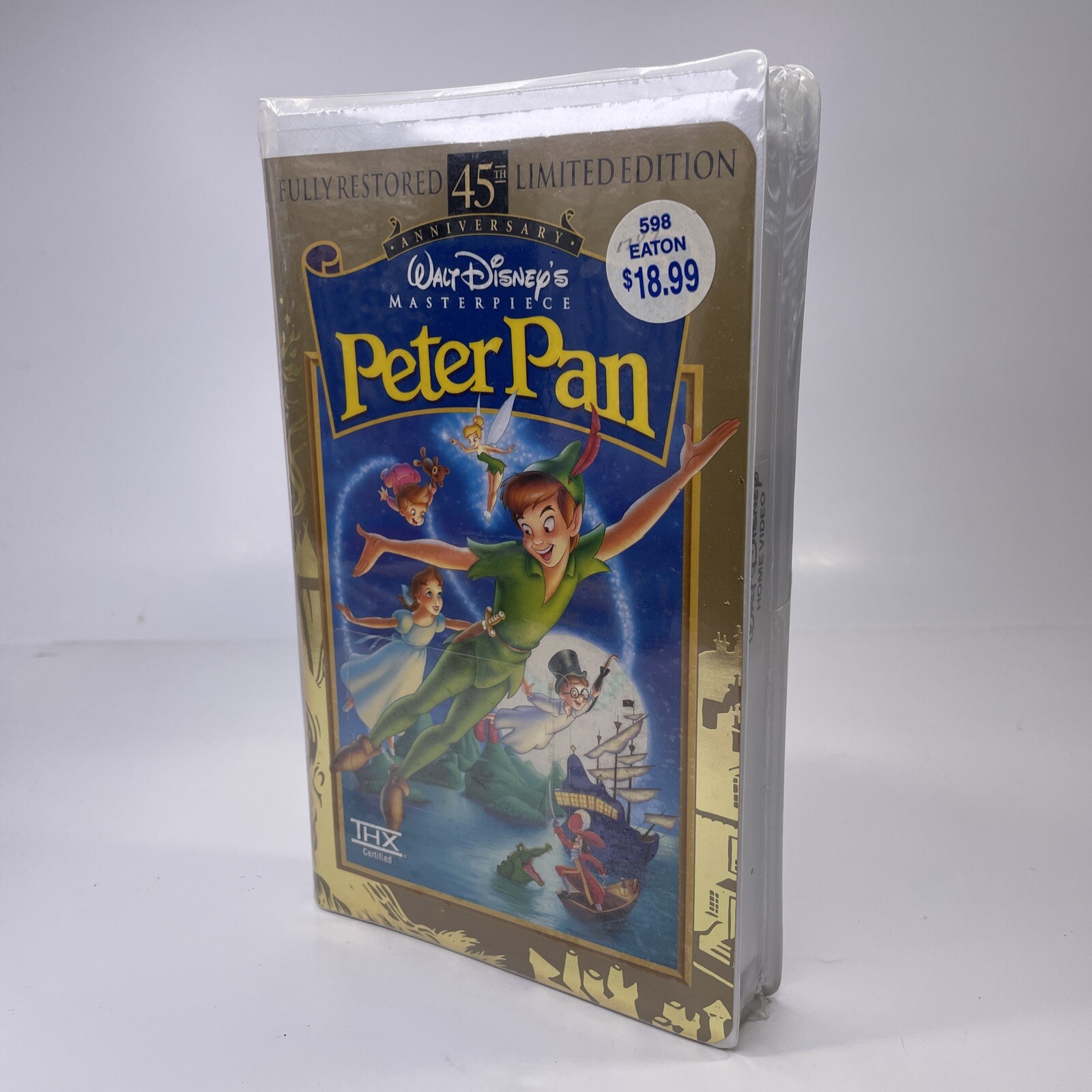 Peter Pan, 1953 (VHS, 1998) Brand New Sealed Disney Clamshell, Bobby Driscoll