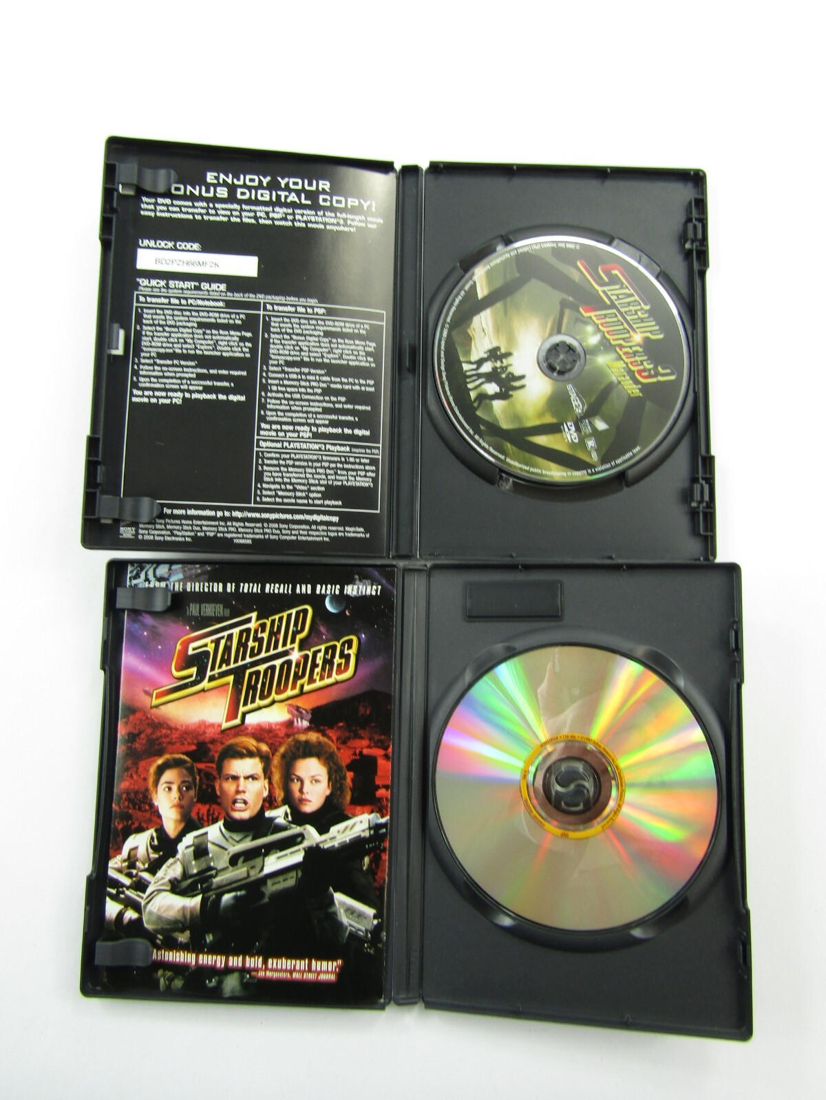 Starship Troopers & Starship Troopers 3 Marauder DVD Lot Special Features