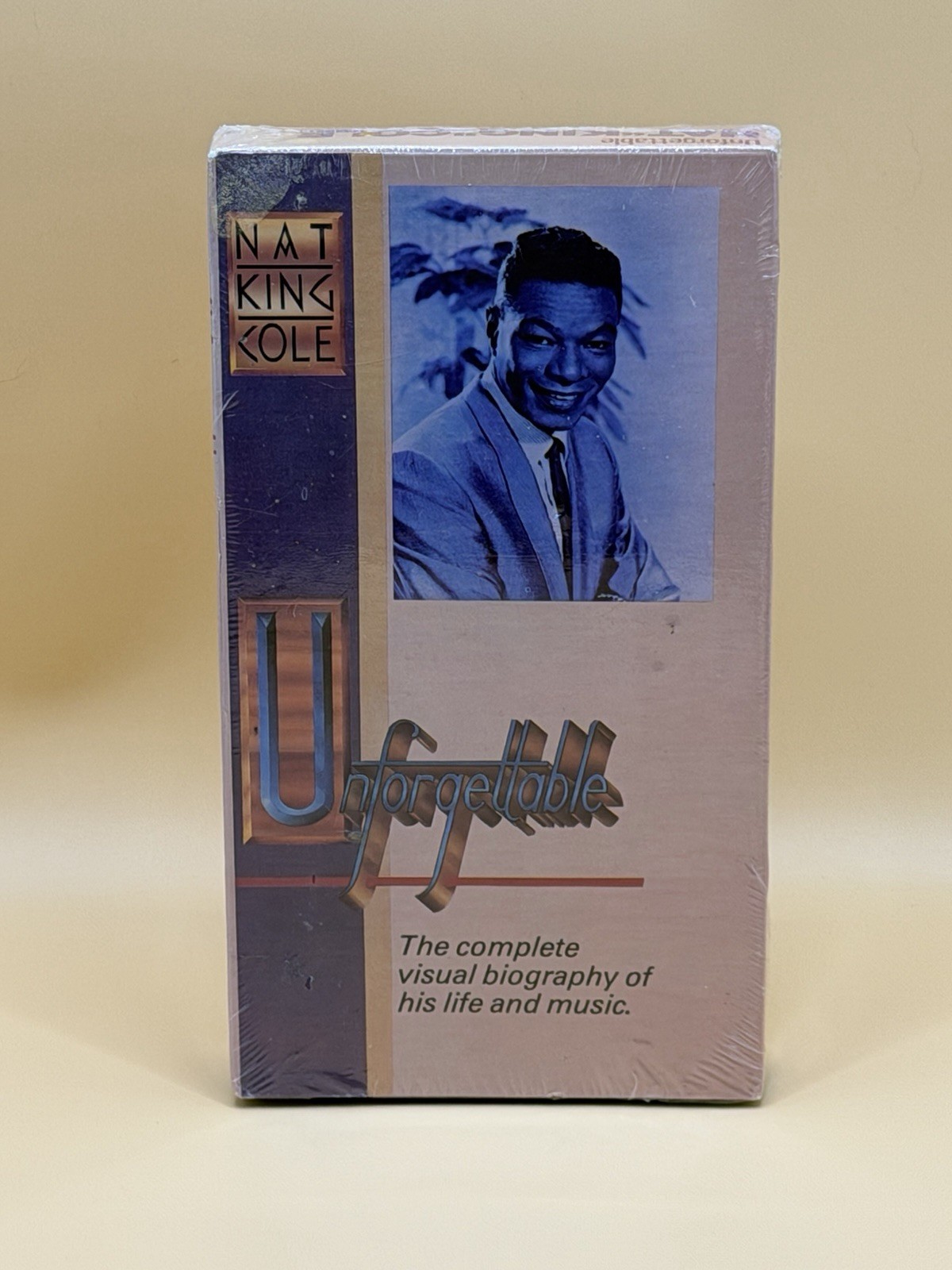 Nat King Cole Unforgettable (VHS, 1989) SEALED NEW Visual Biography Of His Life