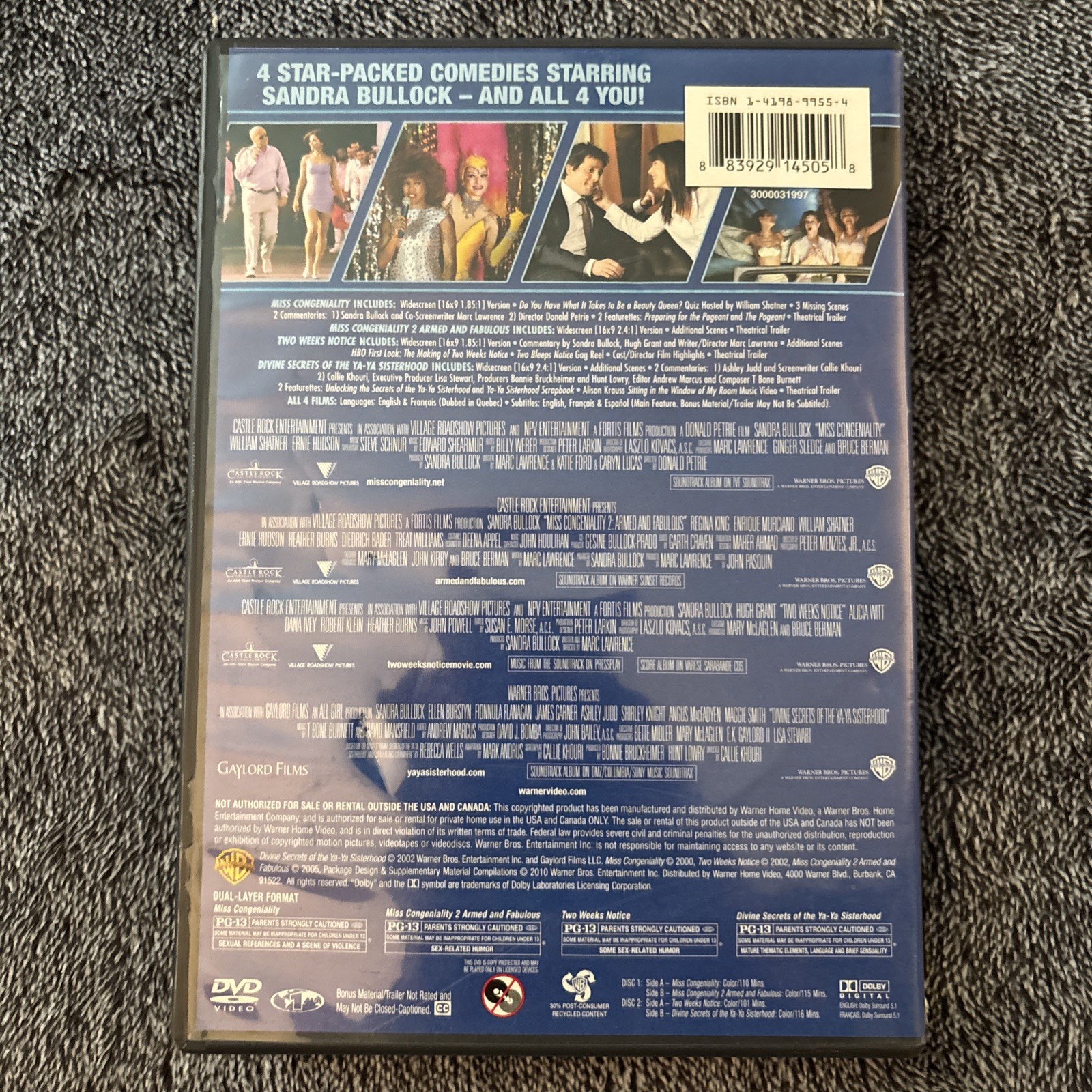 4 Film Favorites: Sandra Bullock (Divine Secrets of the Ya-Ya Sisterhood, Mi…