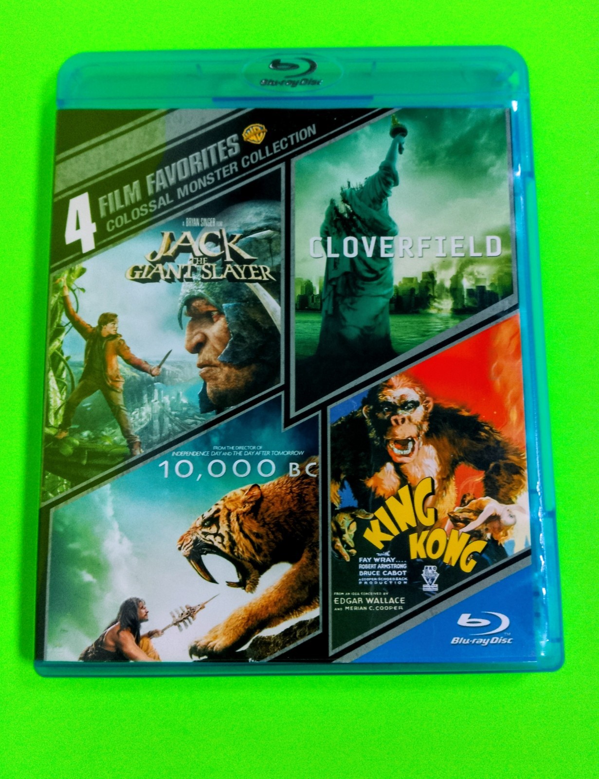 Colossal Monster Collection: 4 Film Favorites (Blu-ray Disc, 2014, 4-Disc Set)