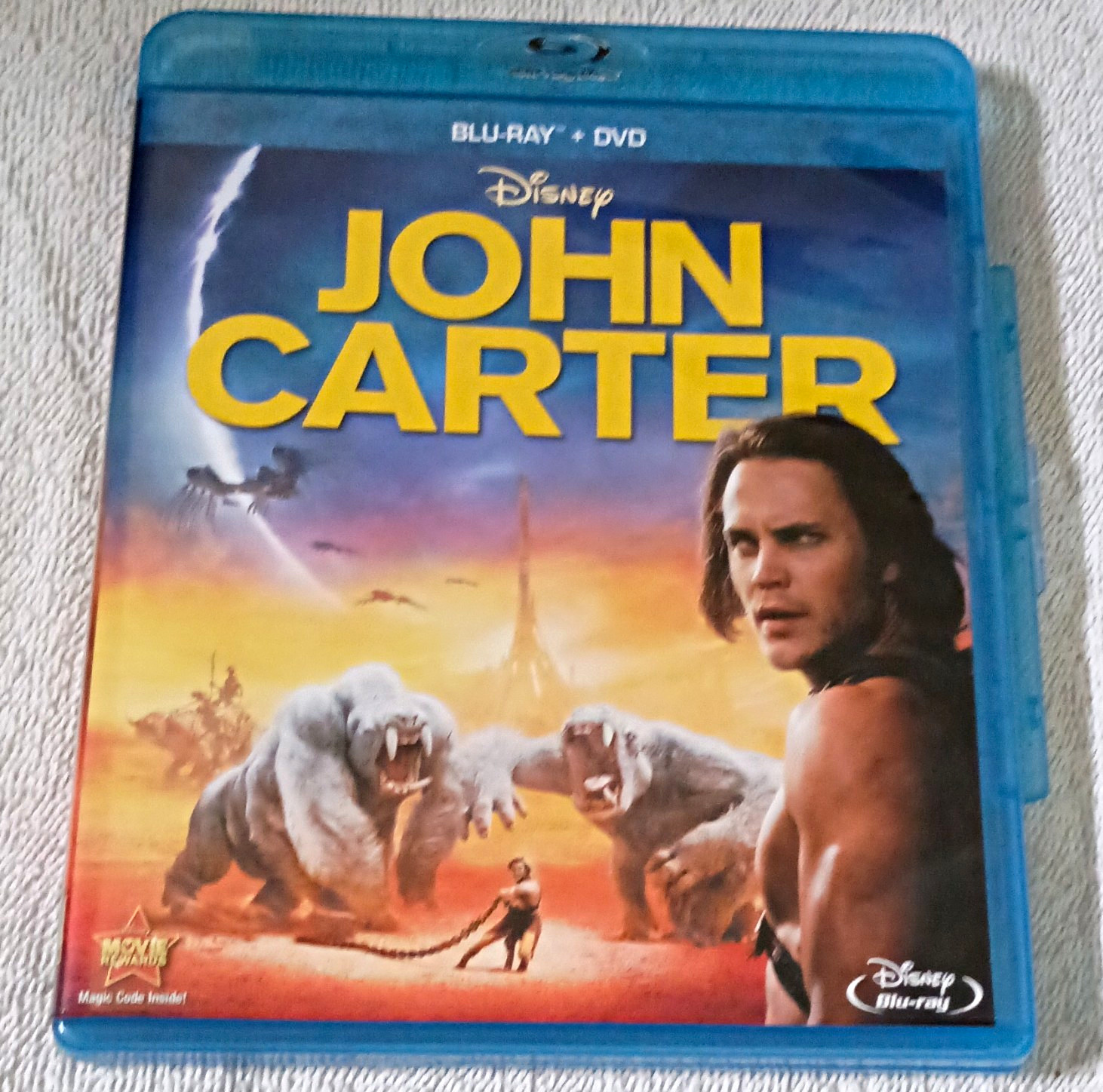 Disney John Carter Blu-ray+DVD 2-Disc PG-13 Widescreen Eng/Fre/Spa 132m