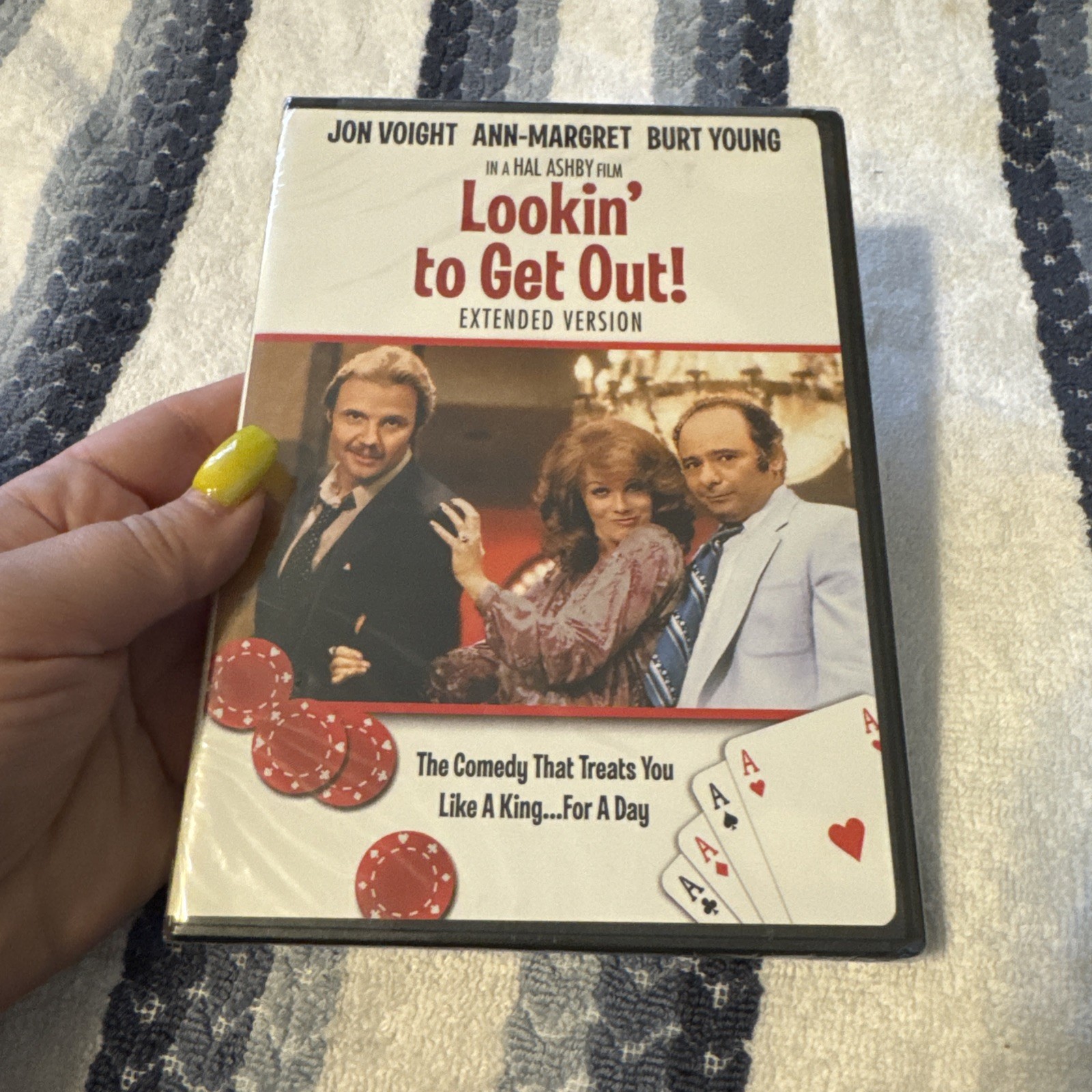 LOOKIN’ TO GET OUT Extended Version DVD 1982 Hal Ashby John Voight OOP NEW