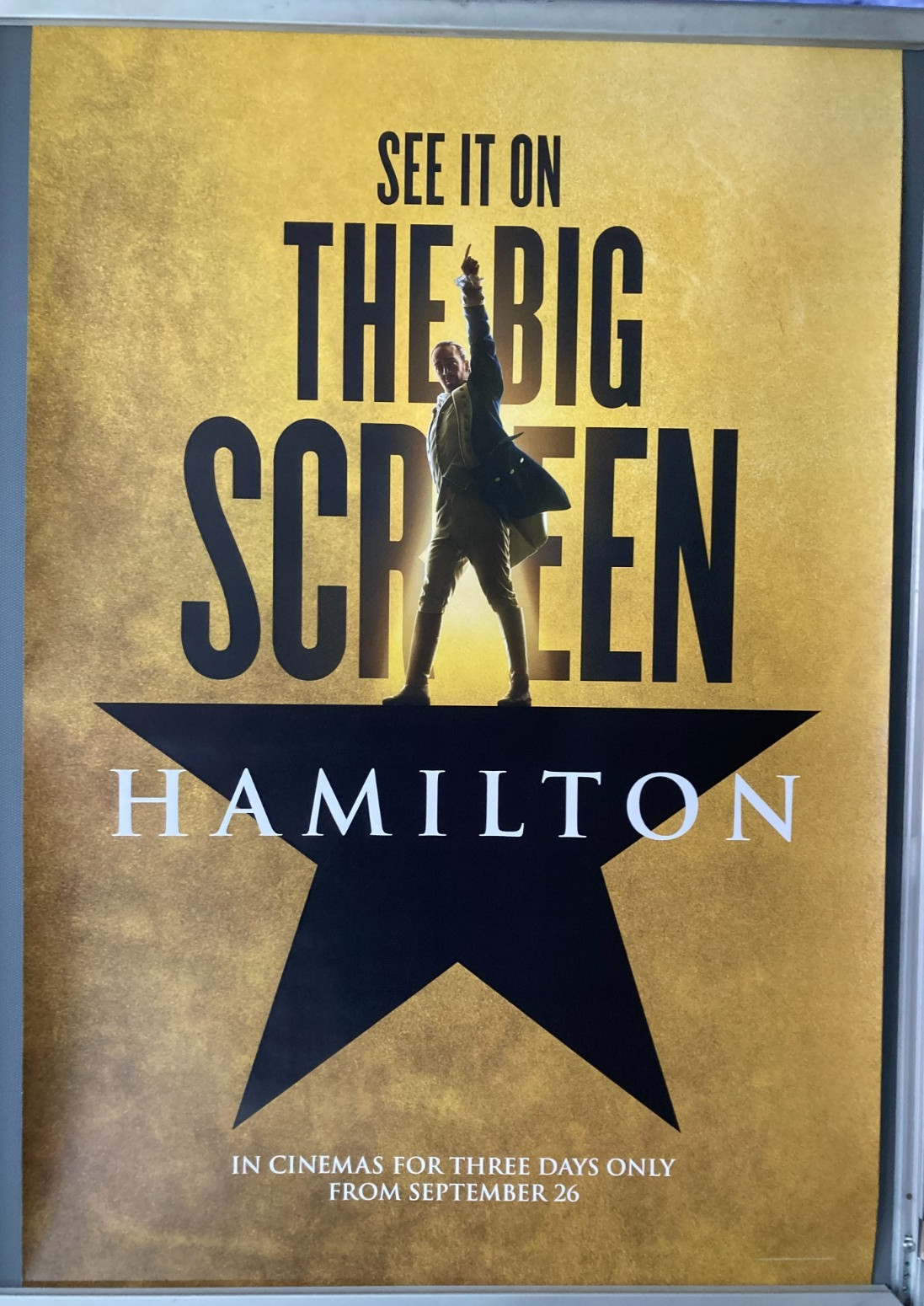 Cinema Poster: HAMILTON 2025 One Sheet Lin-Manuel Miranda Renée Elise Goldsberry
