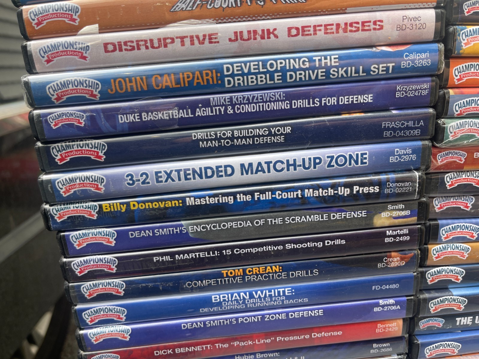Championship Productions Basketball Instructional ( DVD’s ) Lot of 46 – OOP Rare