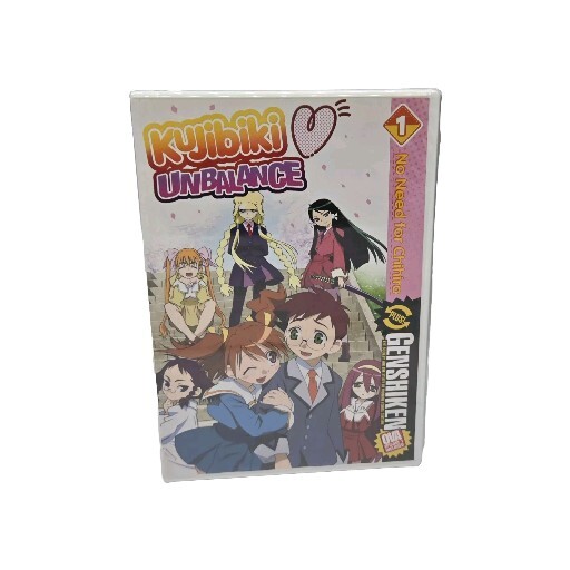 Kujibiki Unbalance – Complete Collection & Genshiken OVA Brand New 3 DVD Set