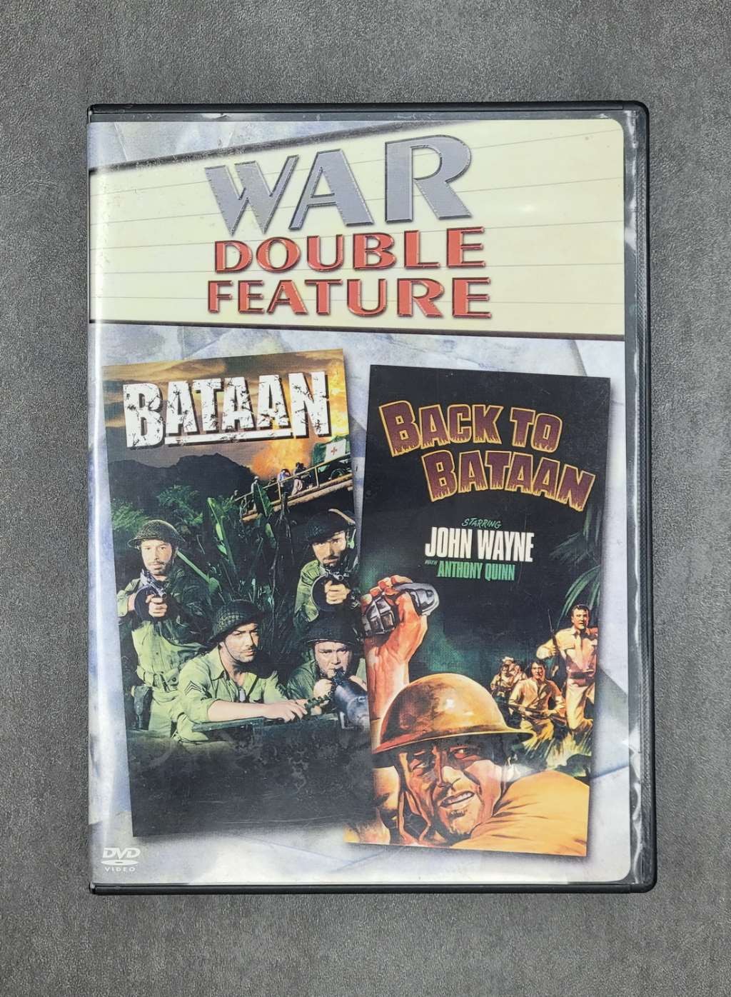 Bataan/Back to Bataan DVDs