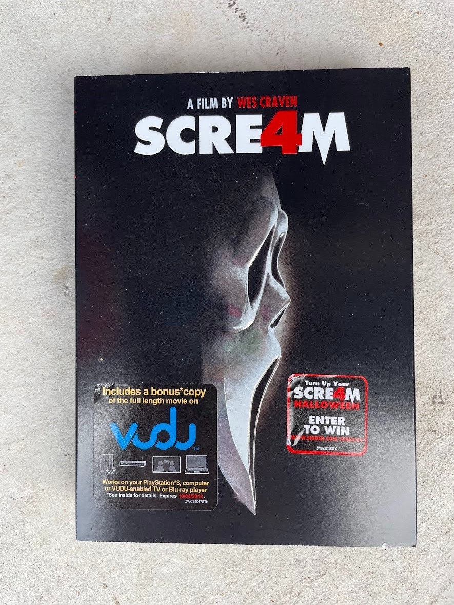 Scream 4 DVD Movie Wes Craven Excellent Condition