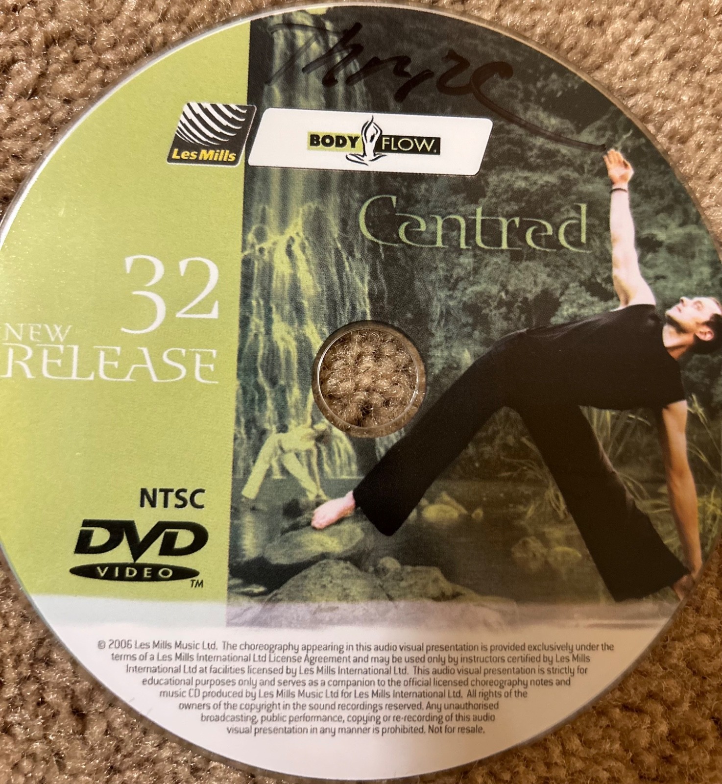 Les Mills BodyFlow Release 32 DVD, CD, Notes Body Balance Flow Yoga Workout