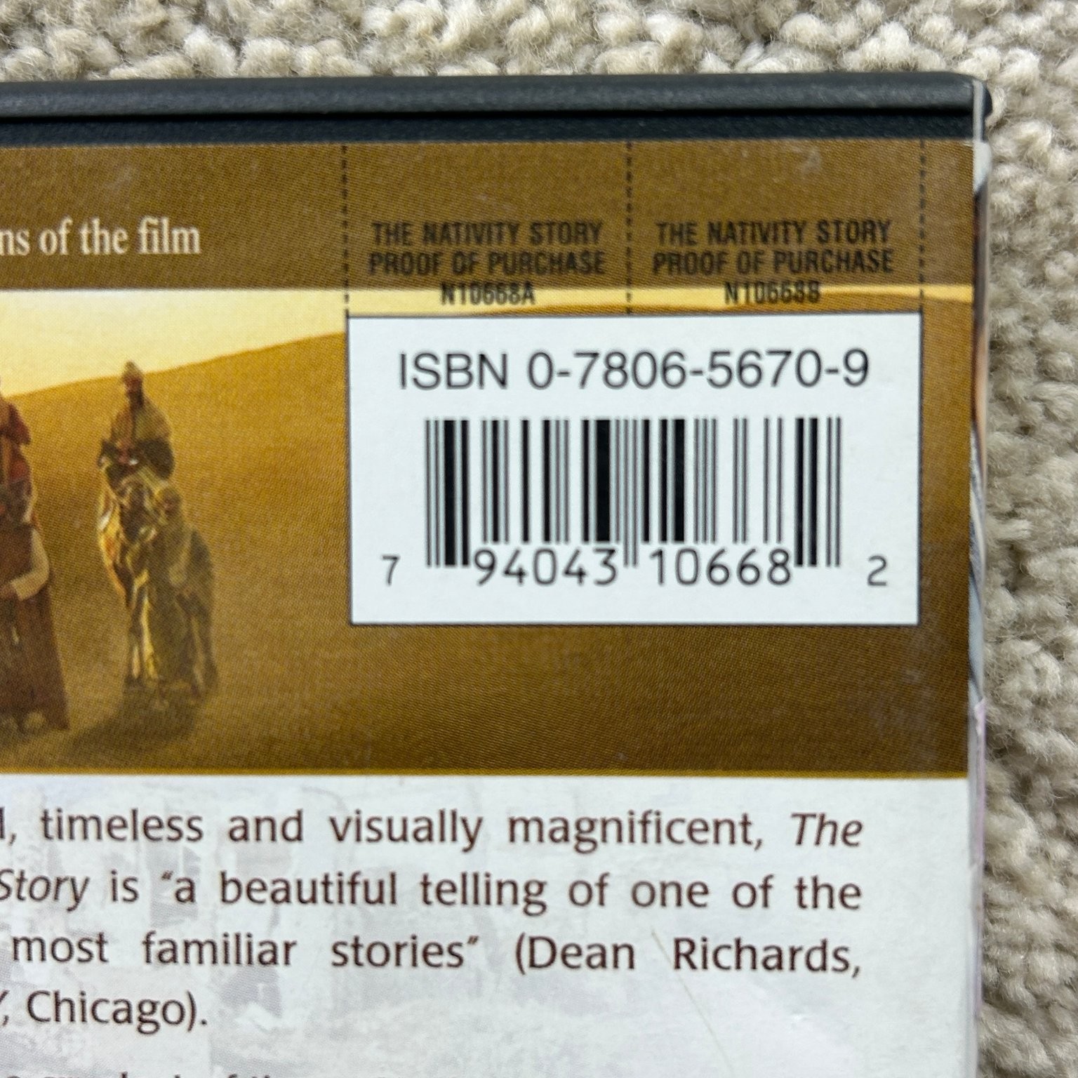 The Nativity Story DVD 2006 Keisha Castle-Hughes Catherine Hardwicke Widescreen