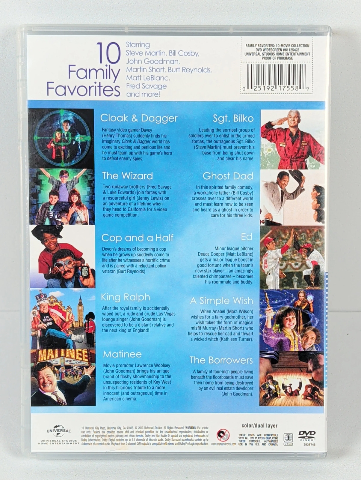 Family Favorites 10 Movie Collection DVD Steve Martin Free Shipping