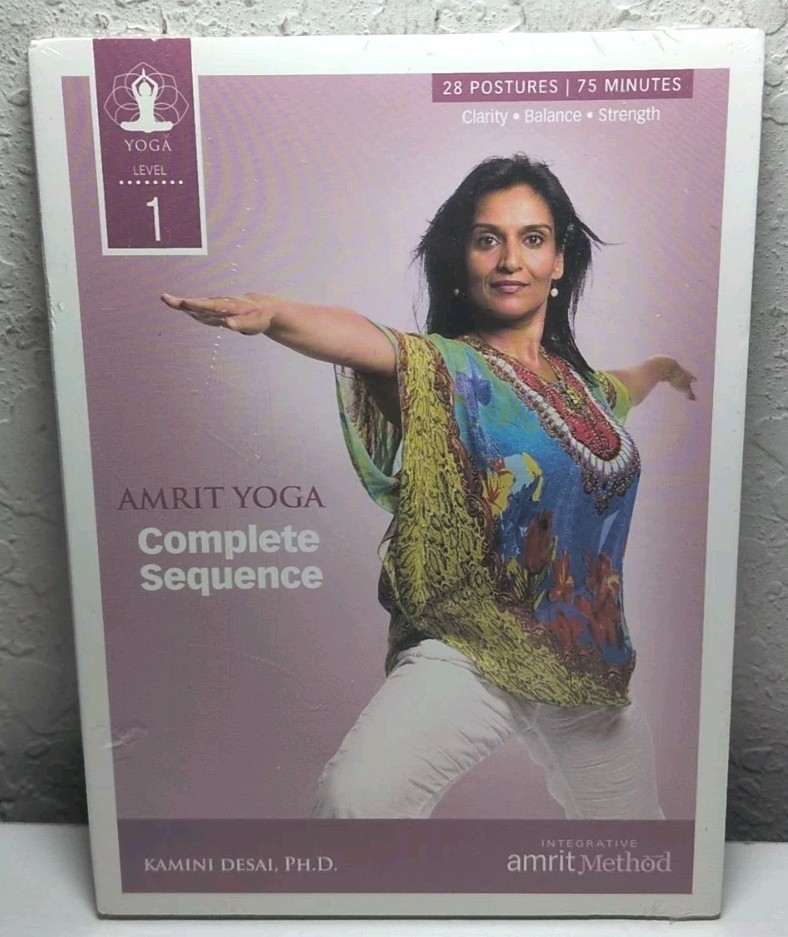 Amrit Yoga Complete Sequence Level 1 28 Postures/75 Min DVD Brand New B114