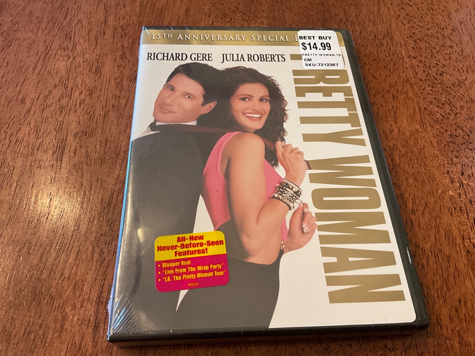 Pretty Woman (15th Anniversary) Richard Gere & Julia Roberts (DVD) New, Sealed