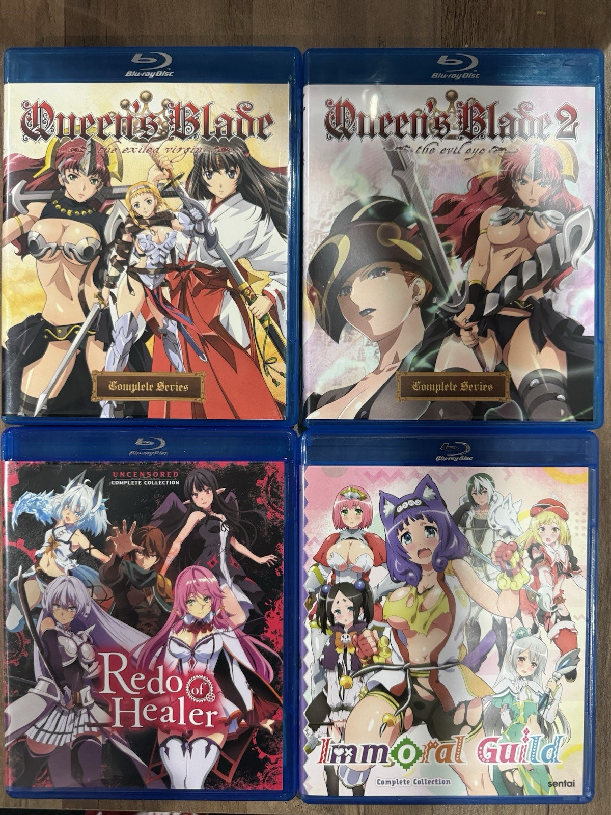 Redo Of Healer, Queens Blade, Immoral Guild UNCENSORED