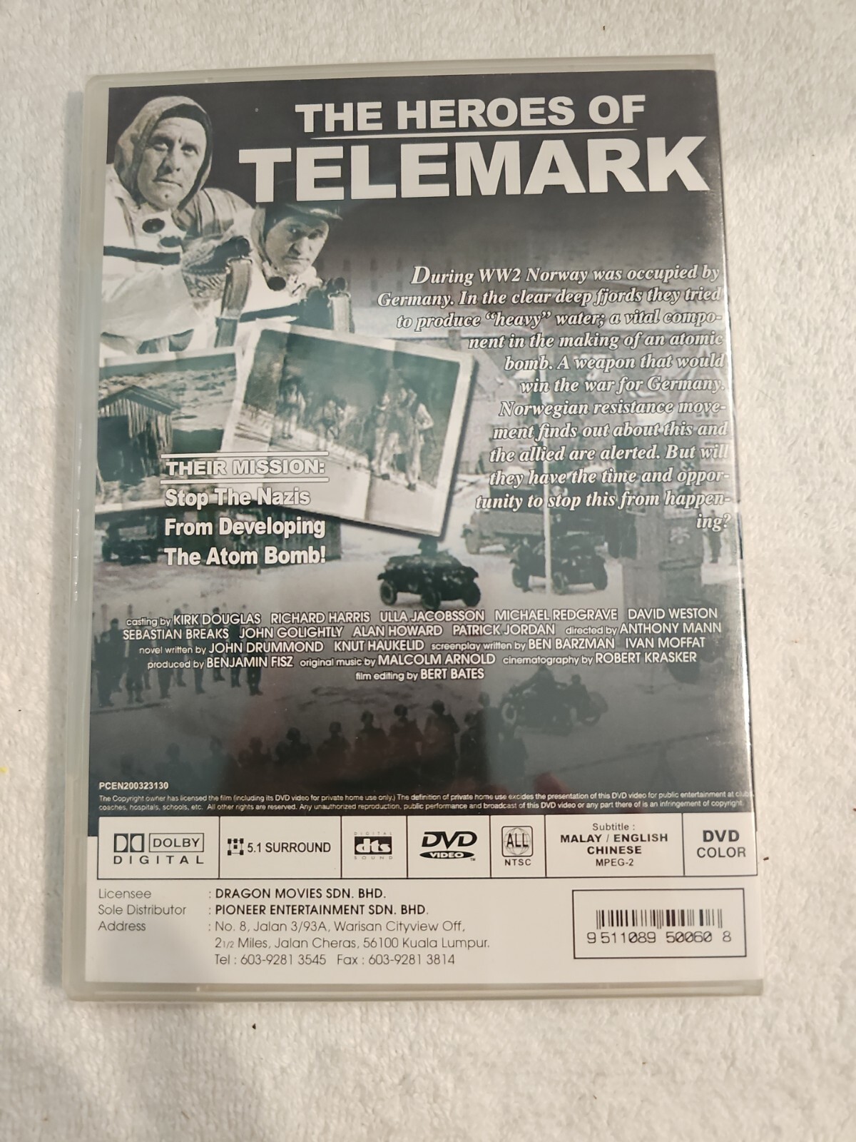 The Heroes of Telemark. New Sealed.